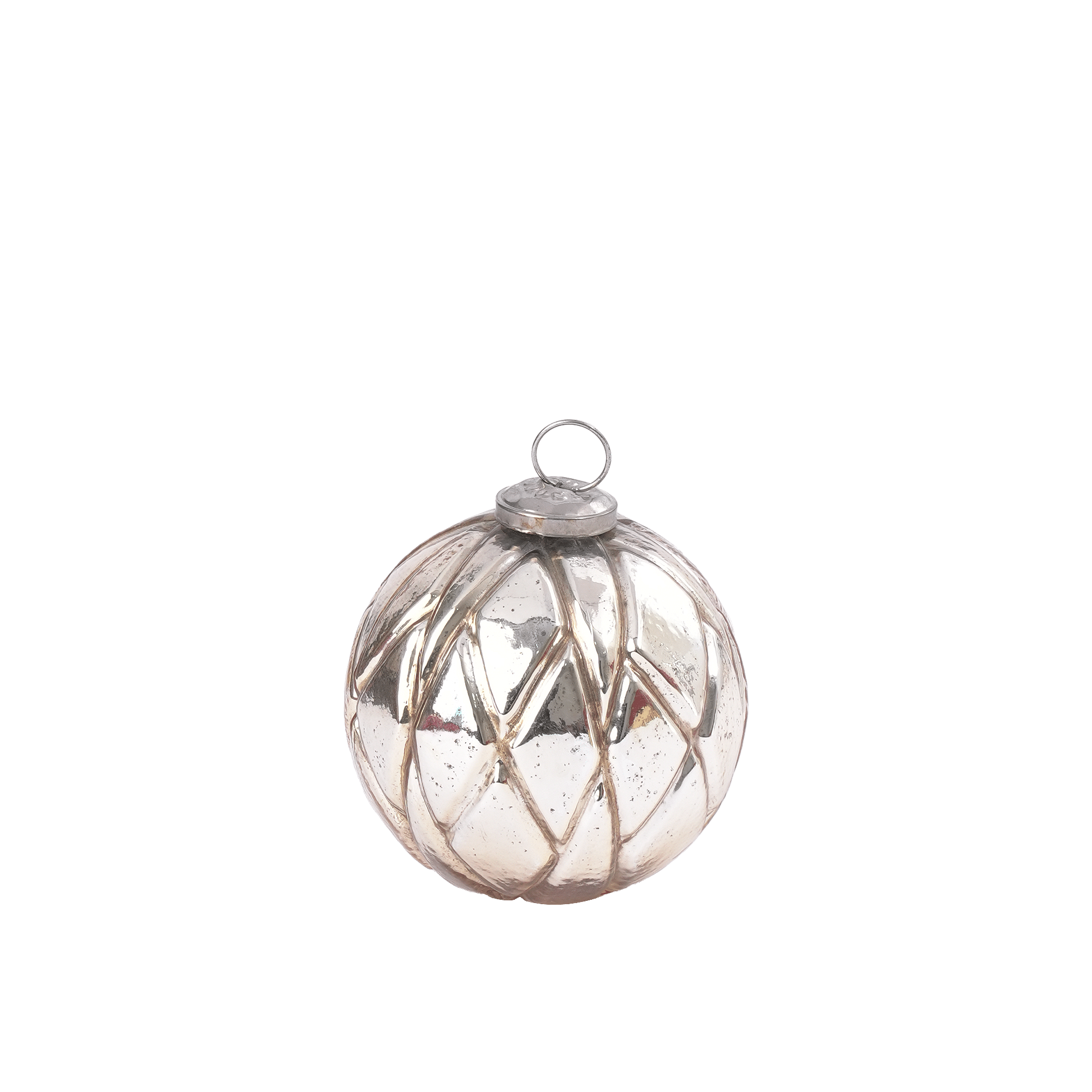 Chrimbo Ribbed Ball Ornament