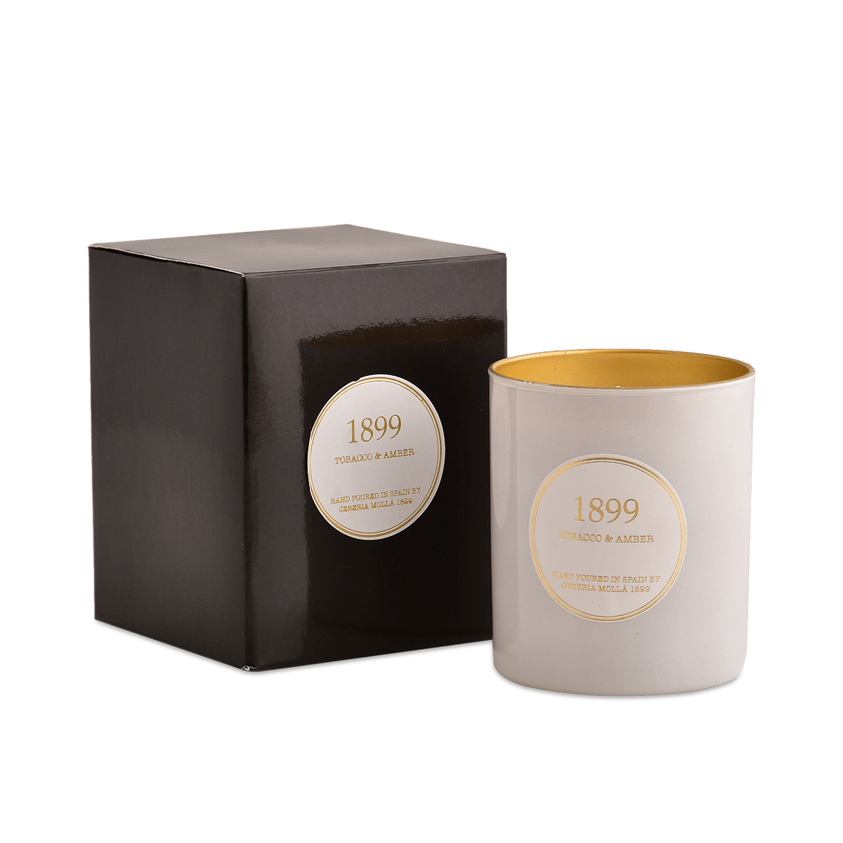 Tobacco & Amber Scented Candle 50 Hrs