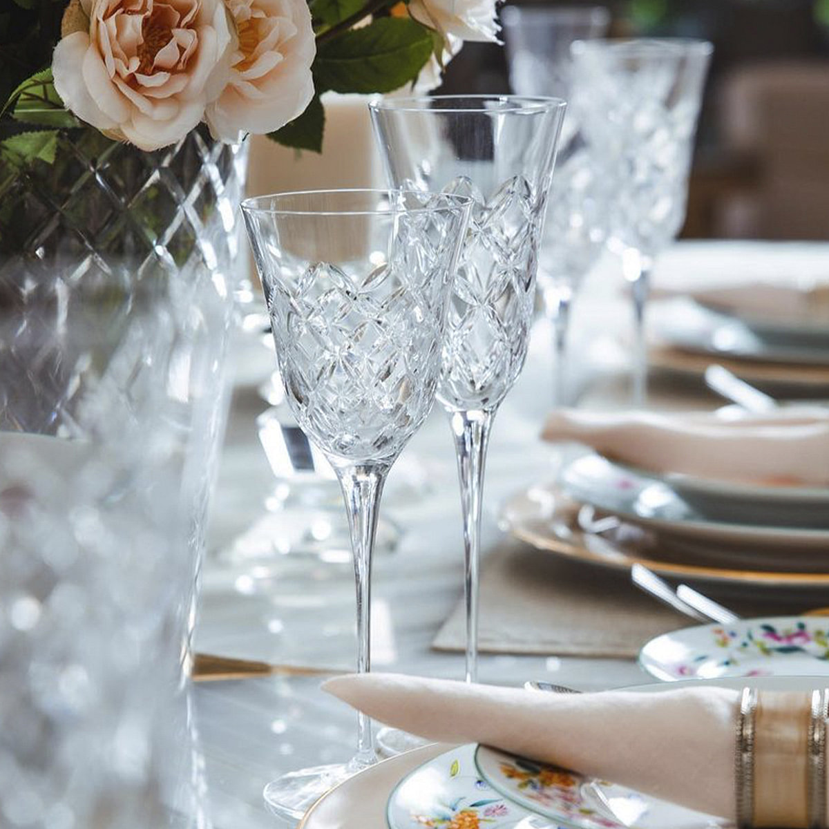 Julia Pompadour Champagne Flute