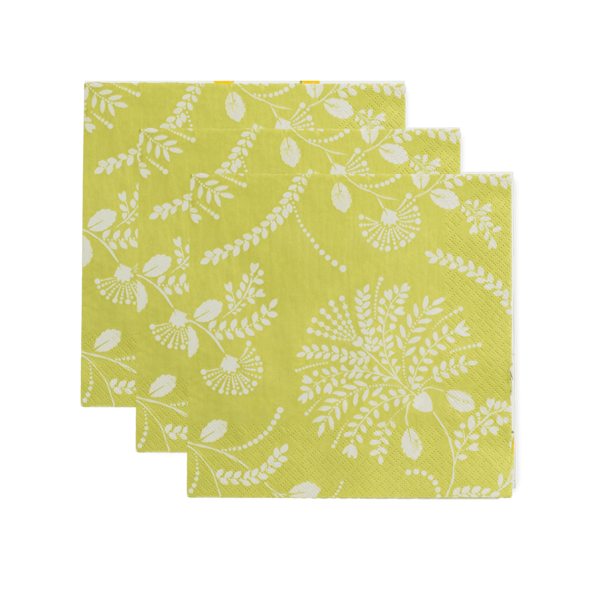 Trailing Floral Cocktail Napkin
