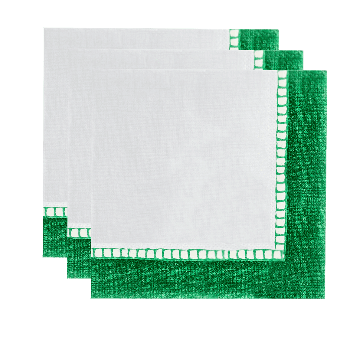 Linen Border Cocktail Napkin