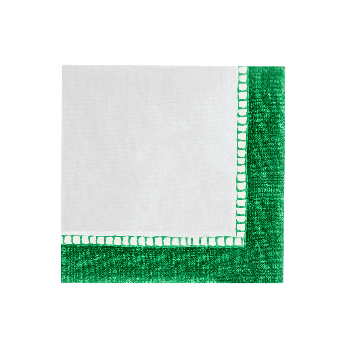 Linen Border Cocktail Napkin