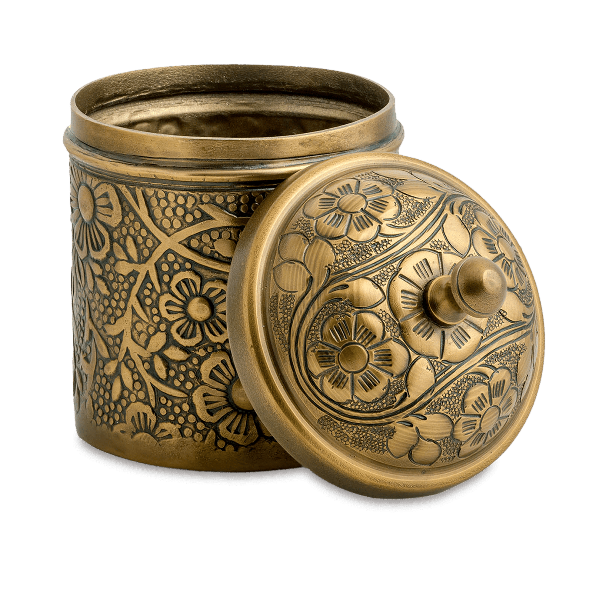 Vintage Antique Gold Box