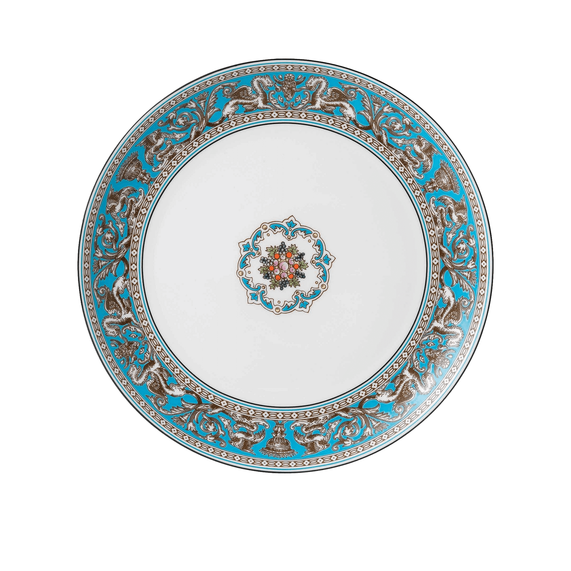 Florentine Turquoise Plate 
