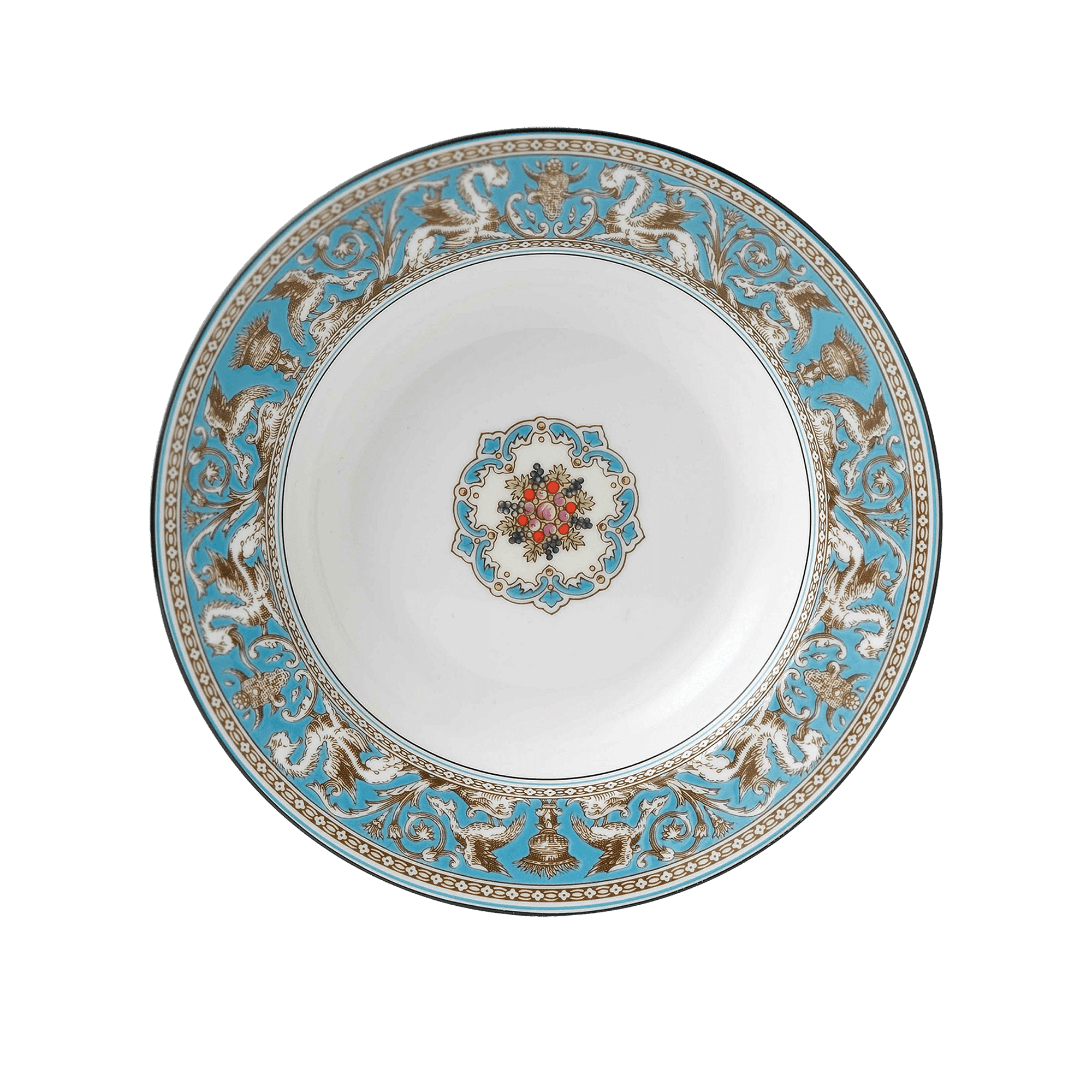 Florentine Turquoise Plate 20cm