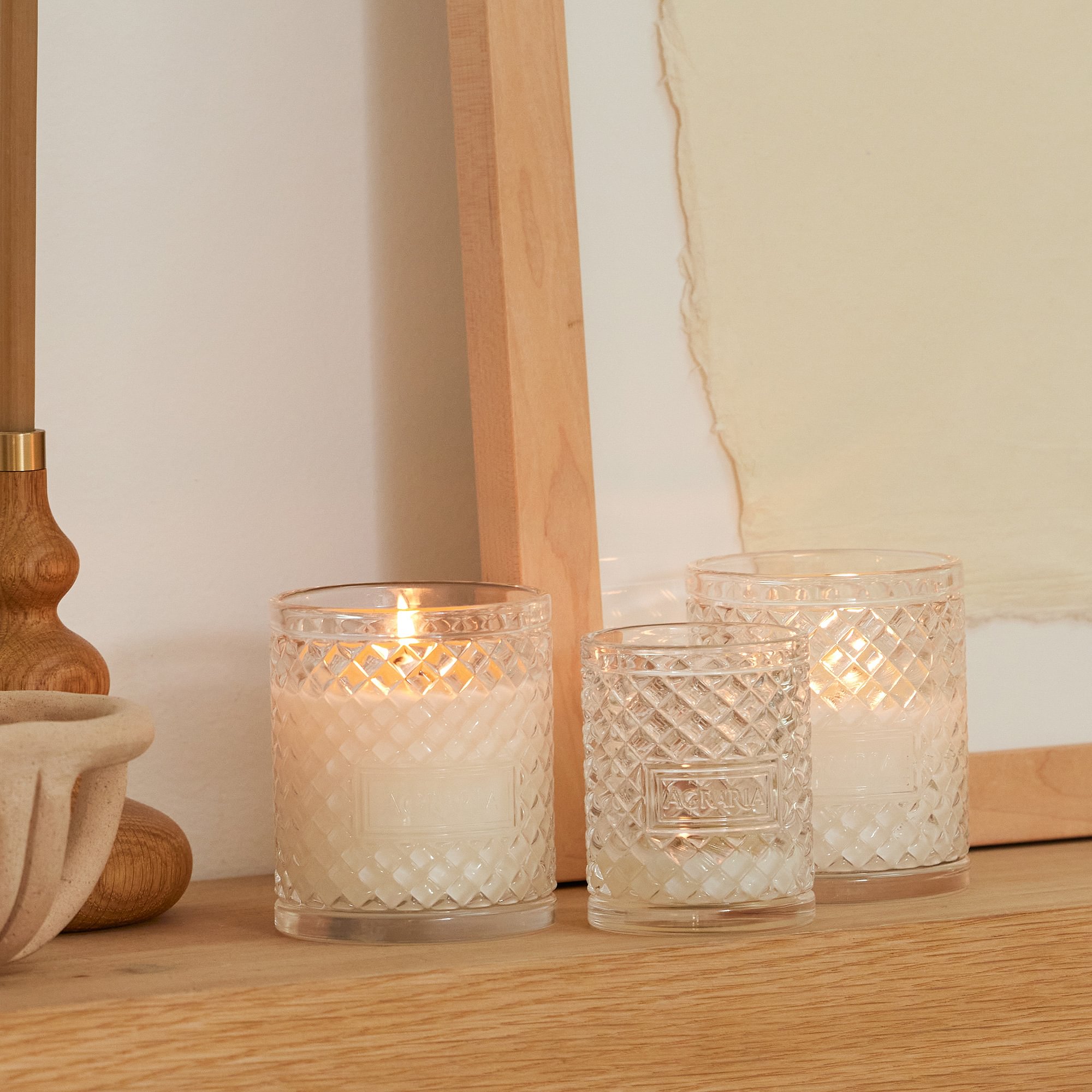 Lavender & Rosemary Scented Candle 200 gm