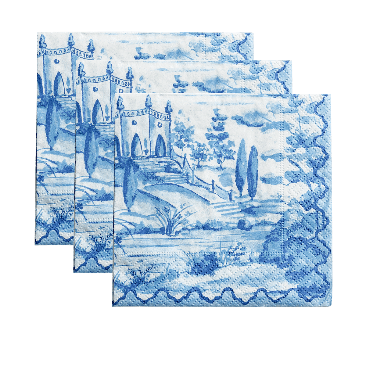 Tuscan Toile Cocktail Napkin