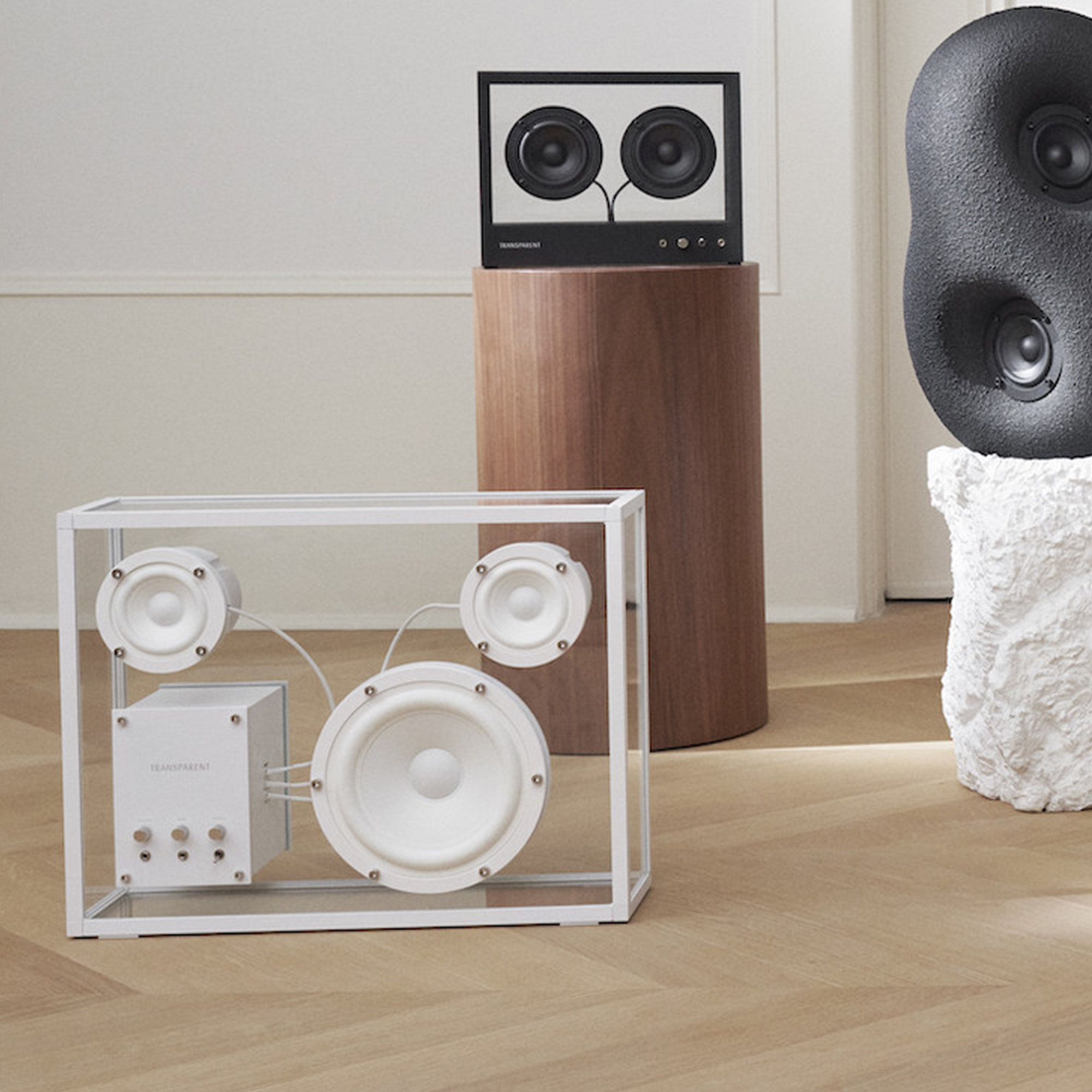 Transparent White Speaker 13