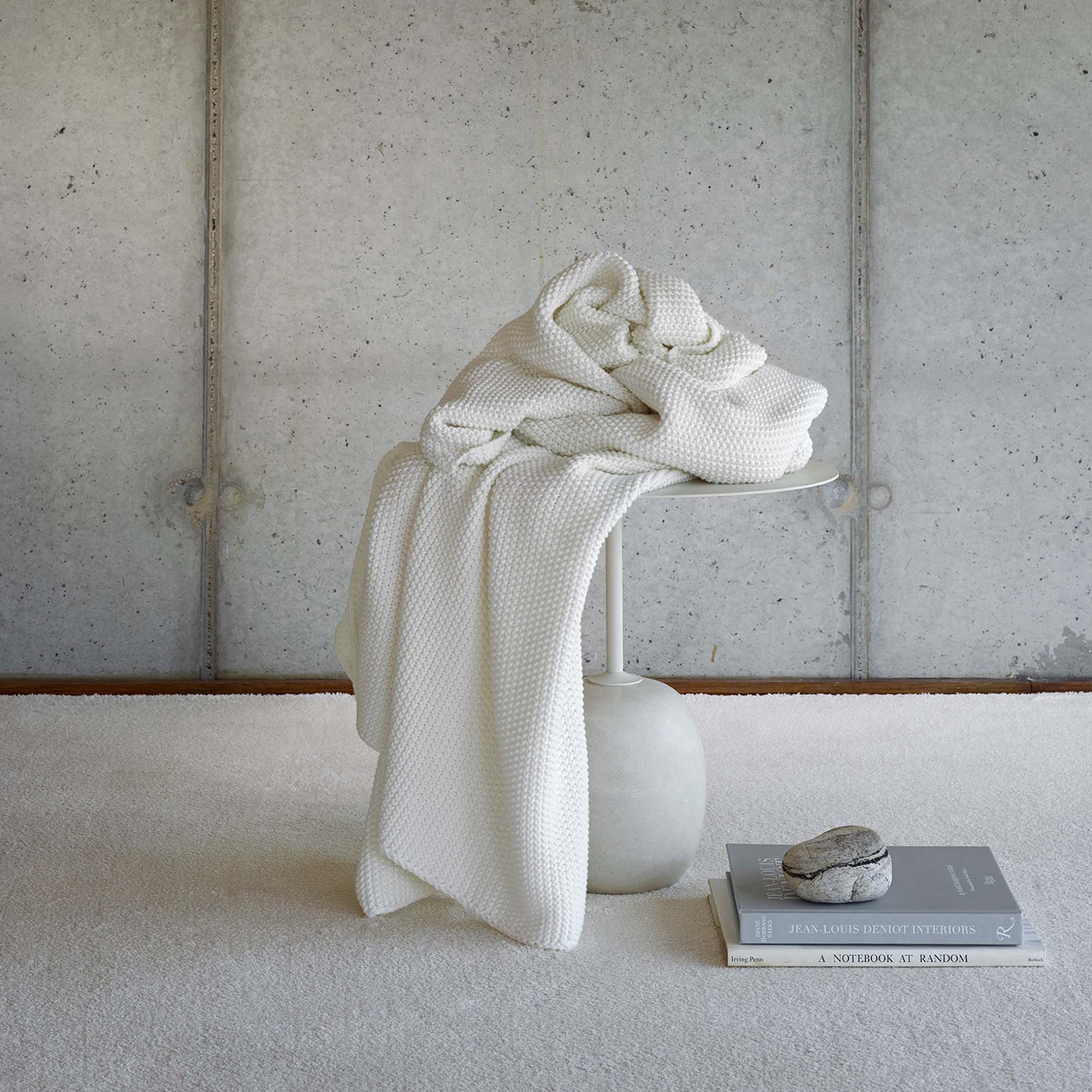 LILIUM COTTON NATURAL THROW