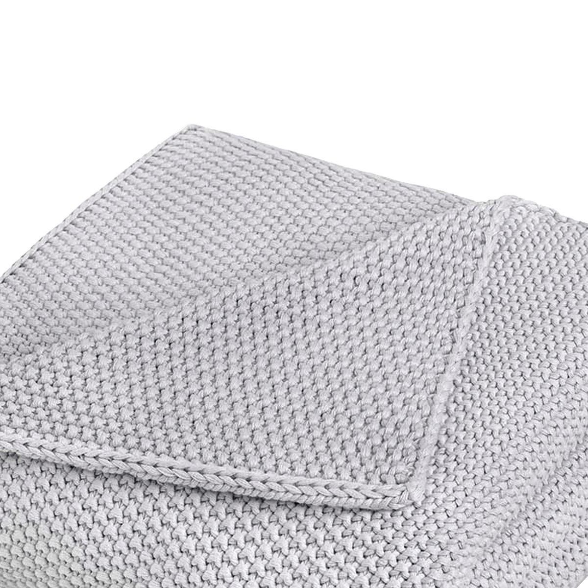 LILIUM COTTON COOL GREY THROW