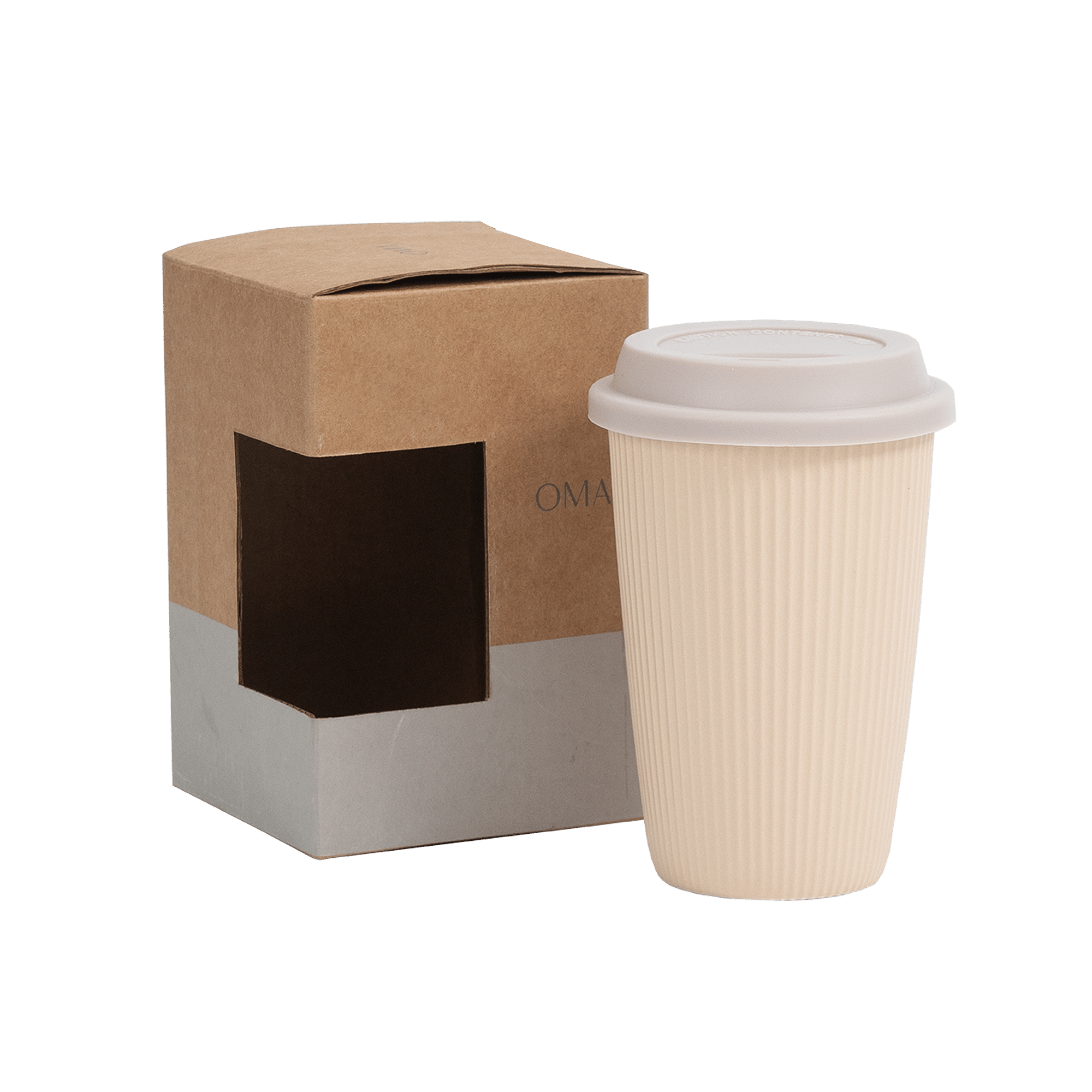 Amble Peach Coffee To Go Mug