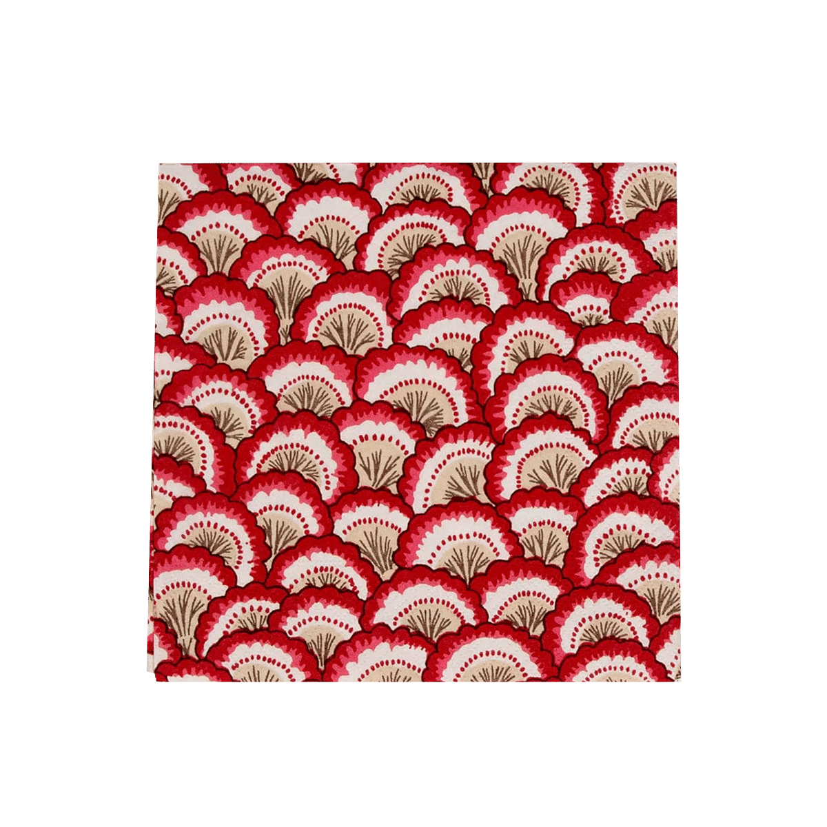 Pontchartrain Scallop Lunch Napkin
 Red