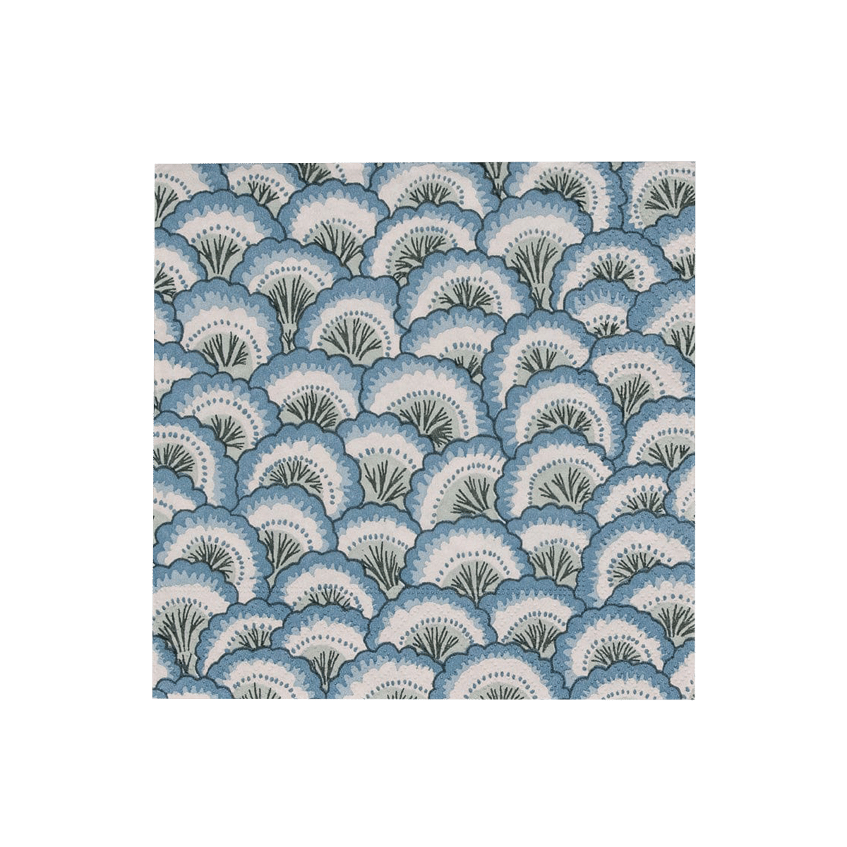 Pontchartrain Scallop Lunch Napkin
 Blue