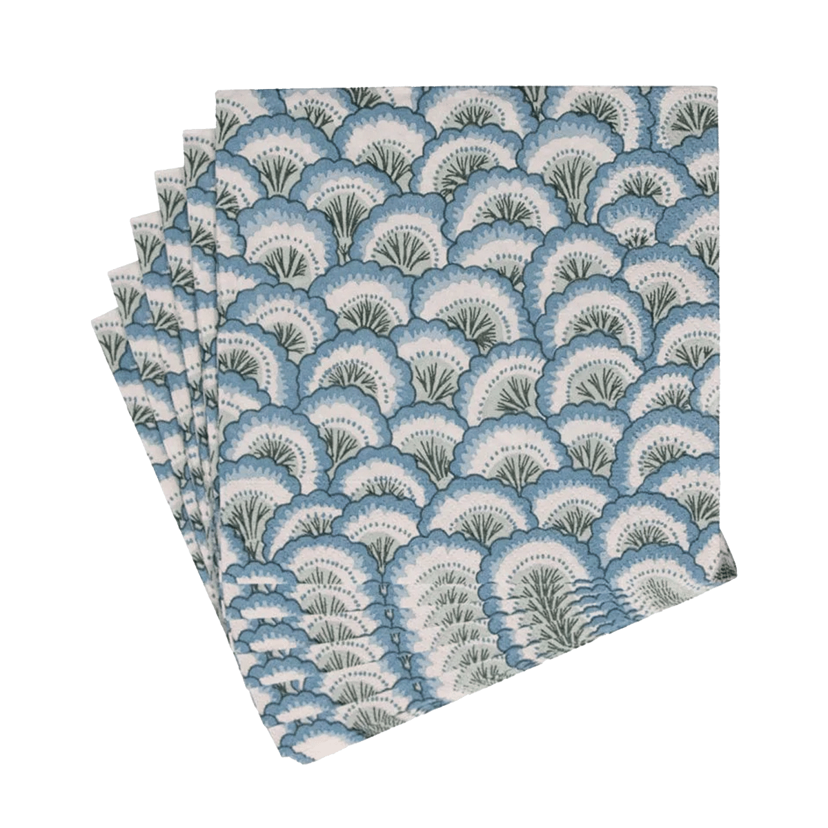 Pontchartrain Scallop Lunch Napkin
 Blue
