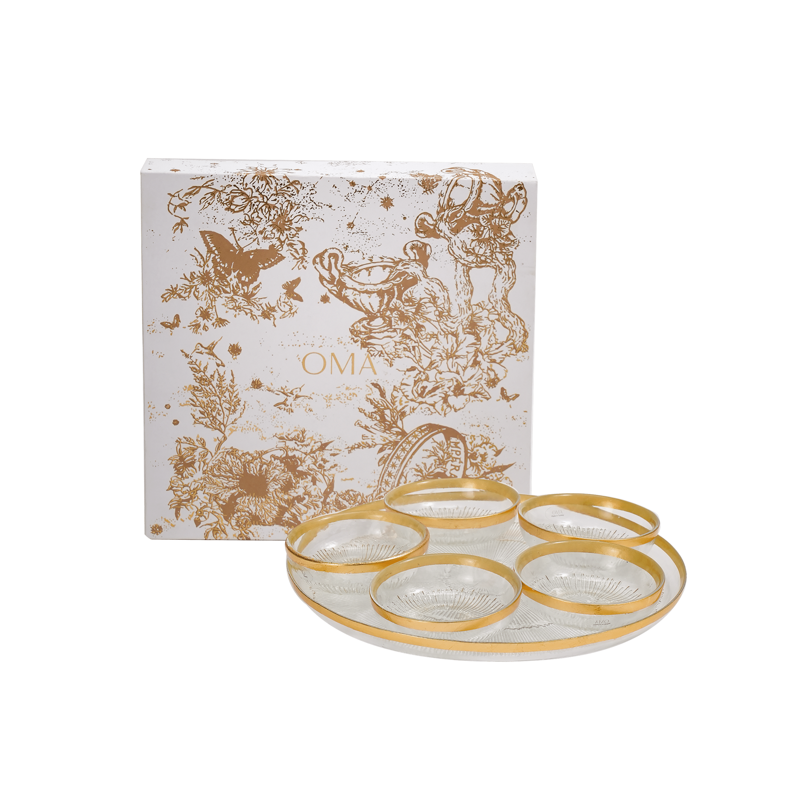 Ixxir Platter With Bowls S/6