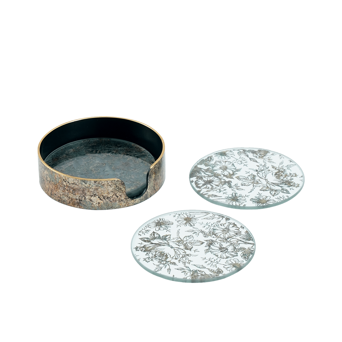 Limpid Coaster S/4Gold