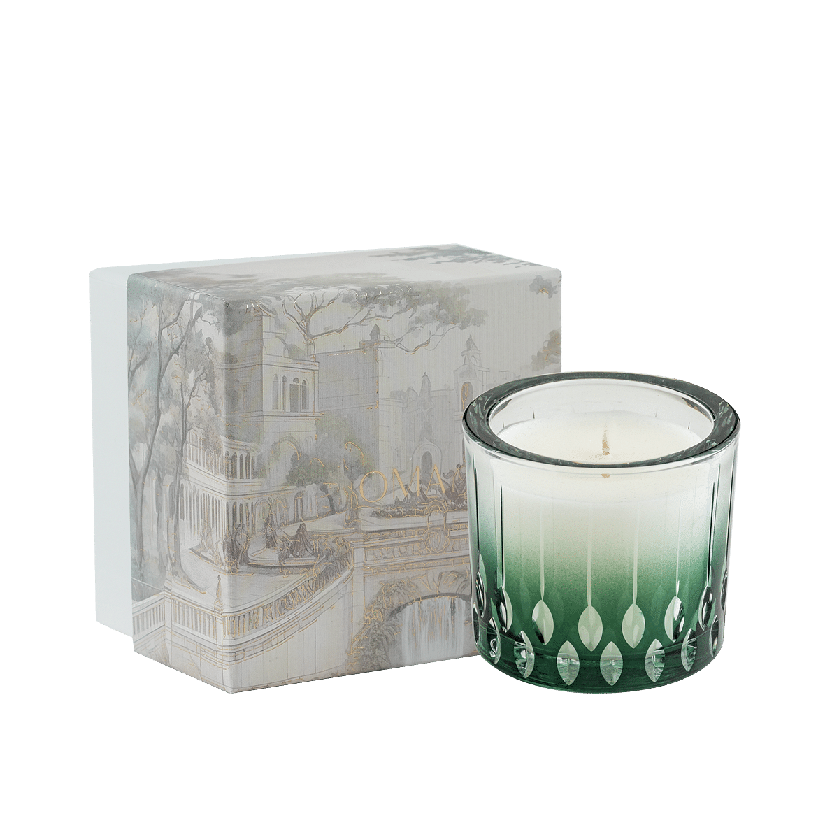 Verdigris Scented Candle Green