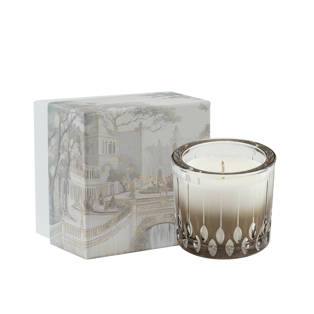 Verdigris Scented Candle Smoke