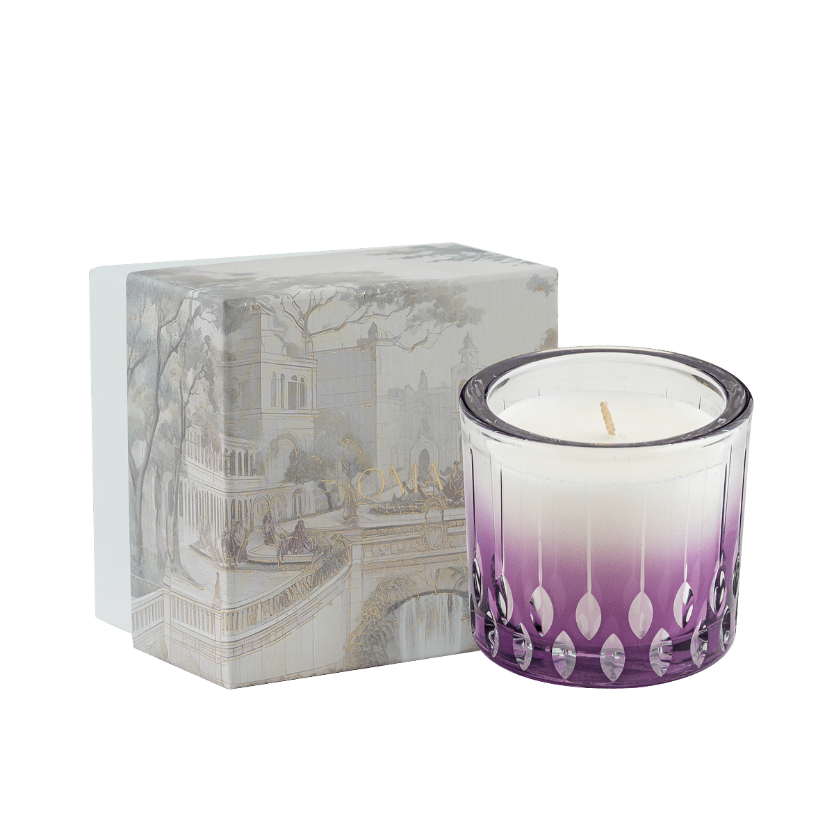 Verdigris Scented Candle Purple