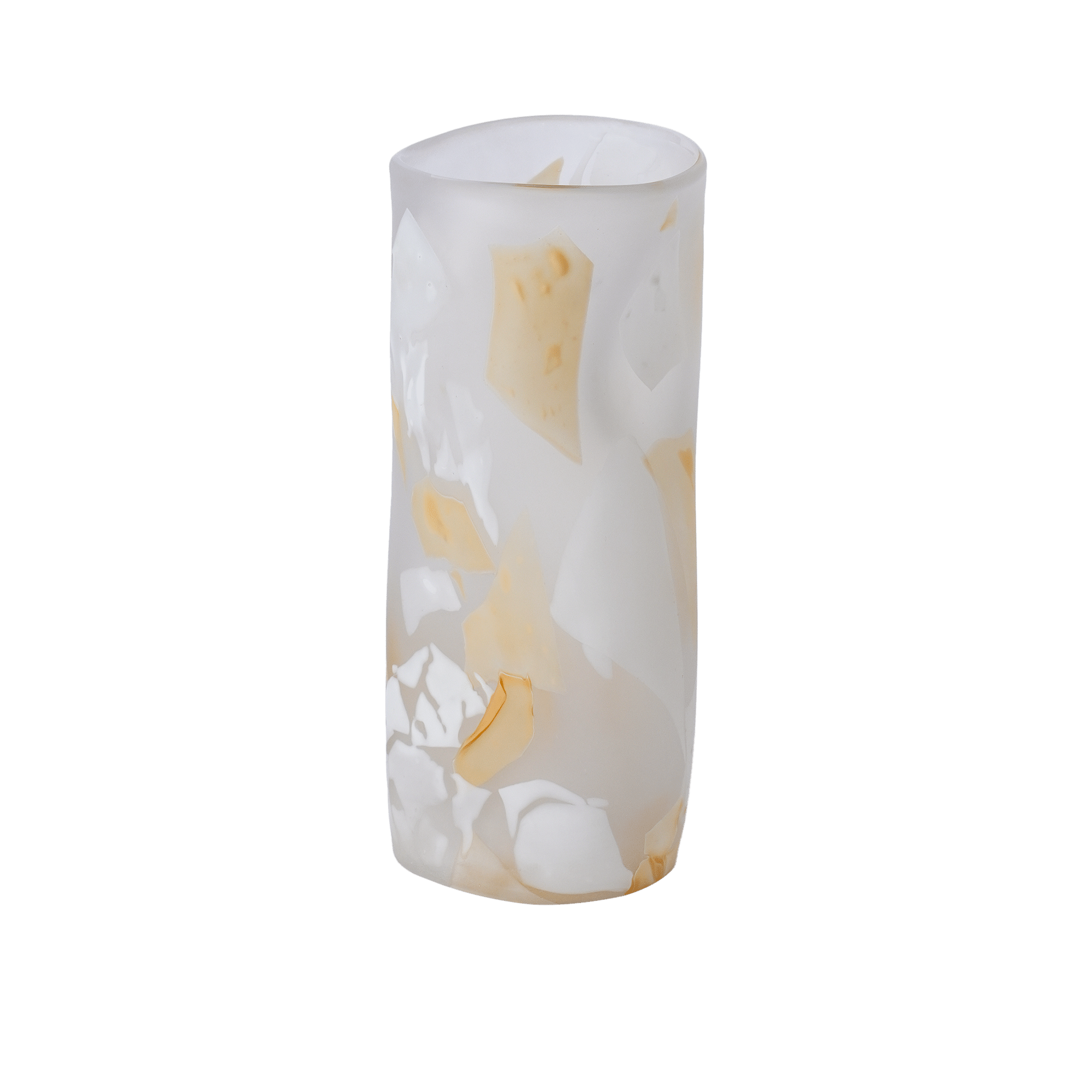 Glacis vase 35 cm Amber
