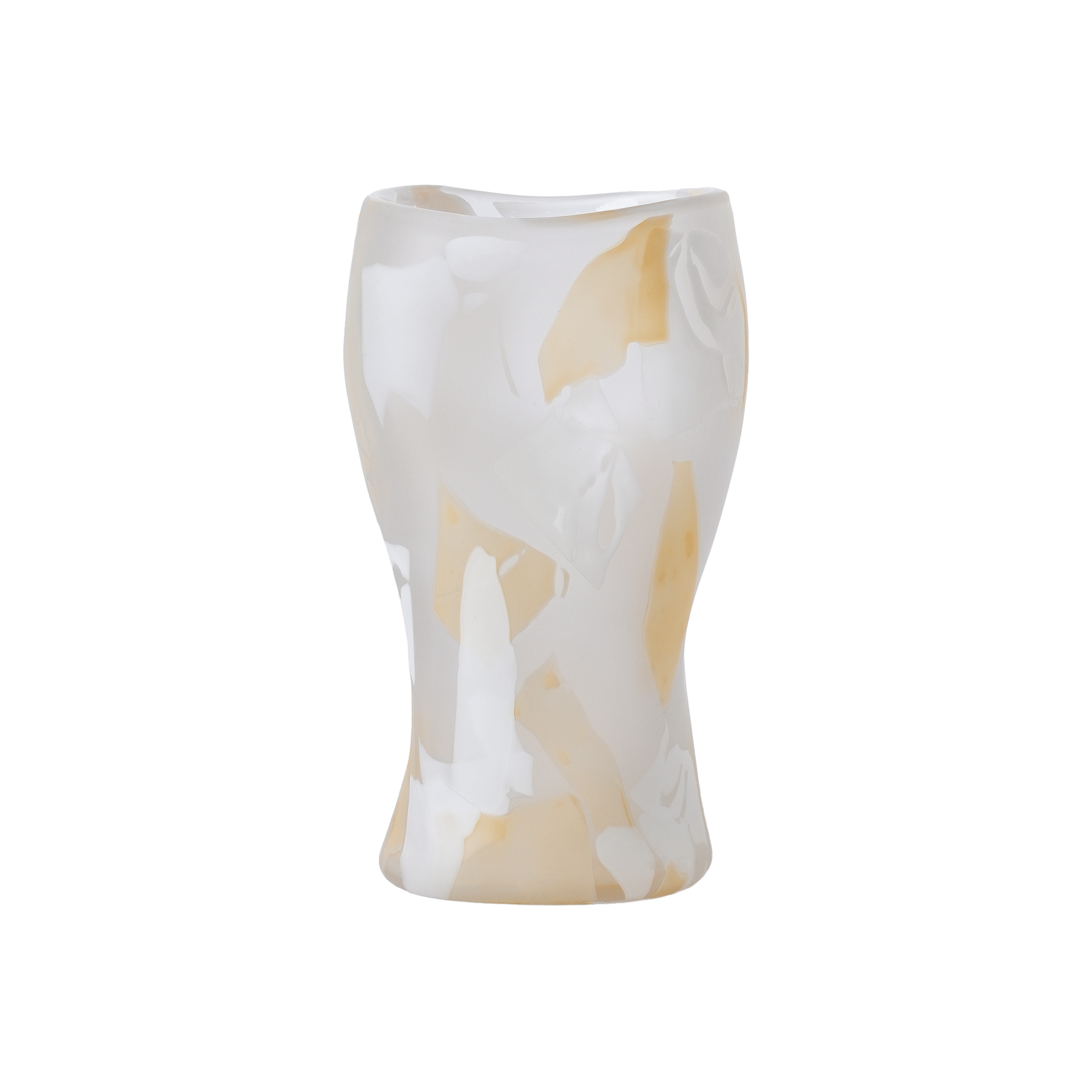Glacis vase 28 cm Amber
