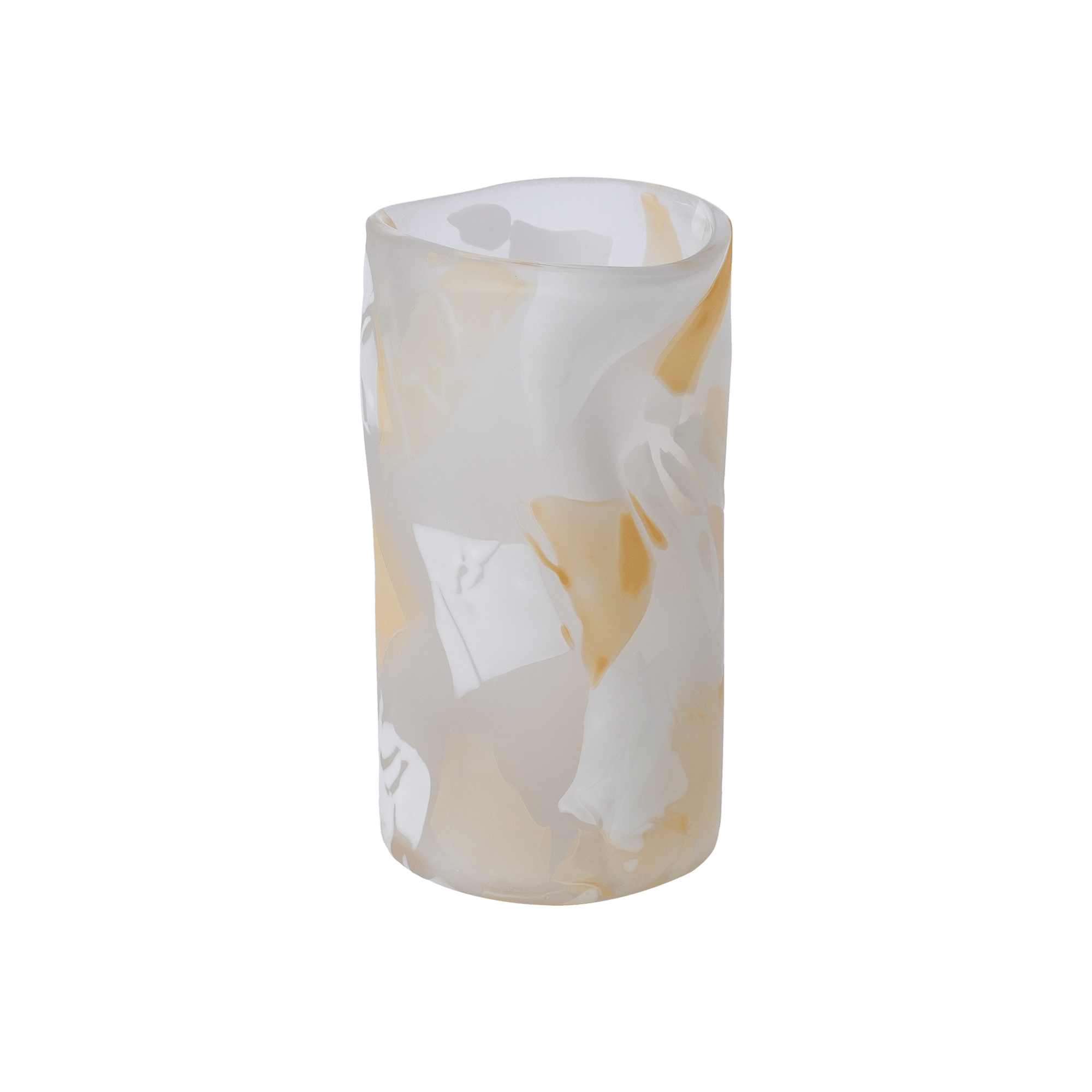 Glacis vase 28 cm Amber