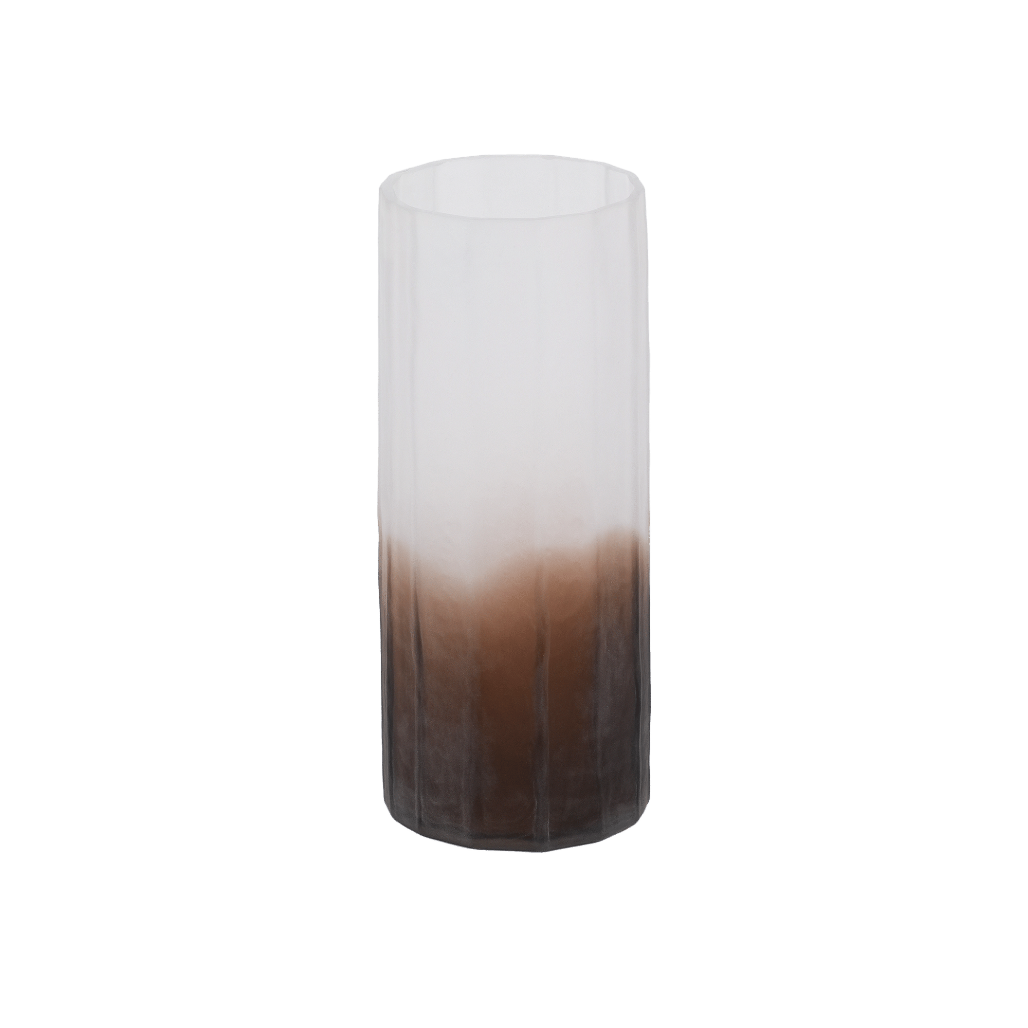 Cryolite vase Brown
