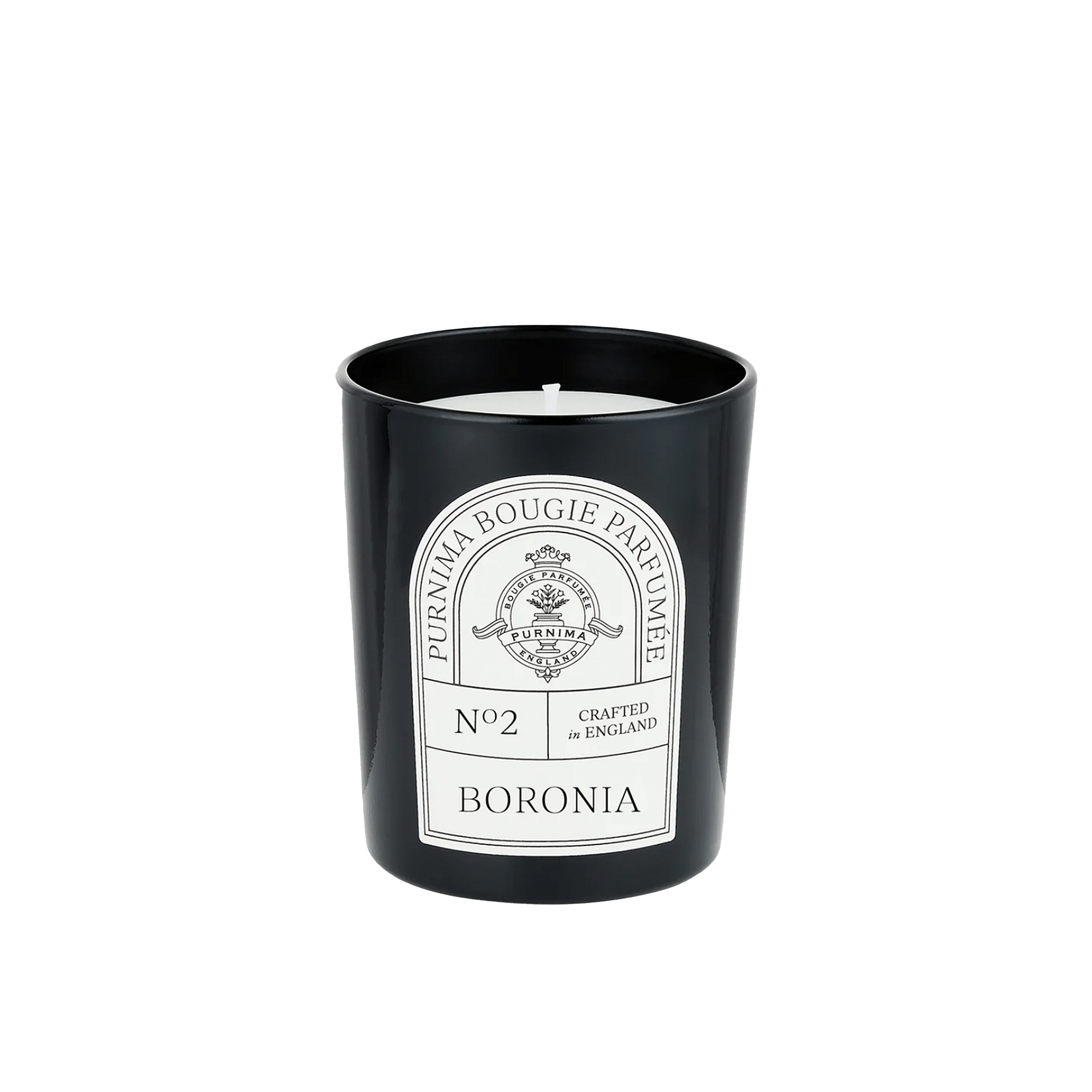 Boronia scented candle with lid 190gm