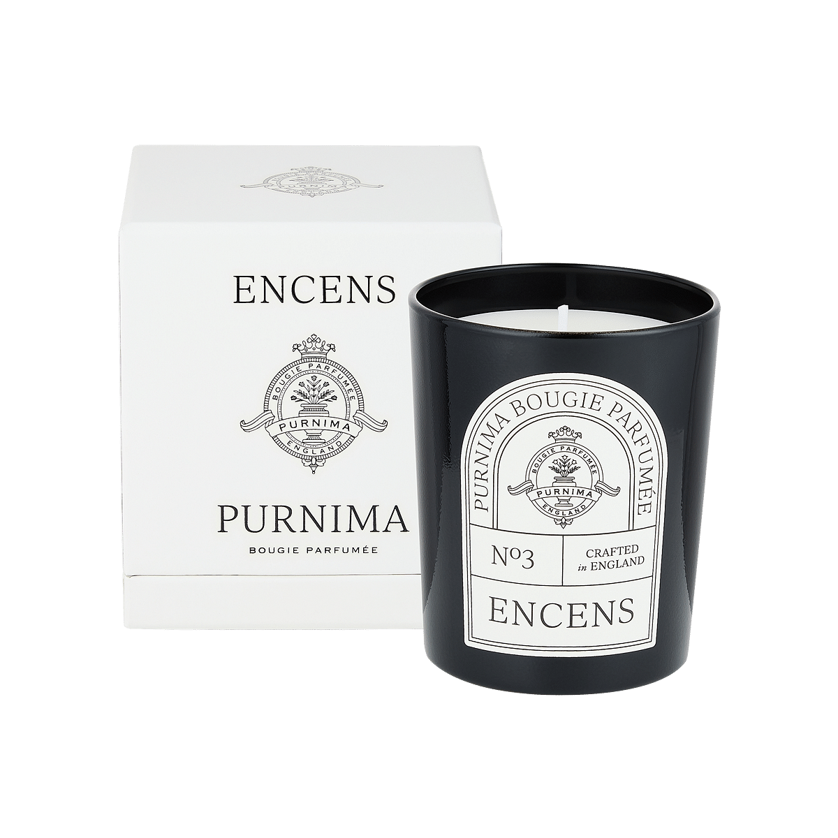 Encens scented candle with lid 190gm