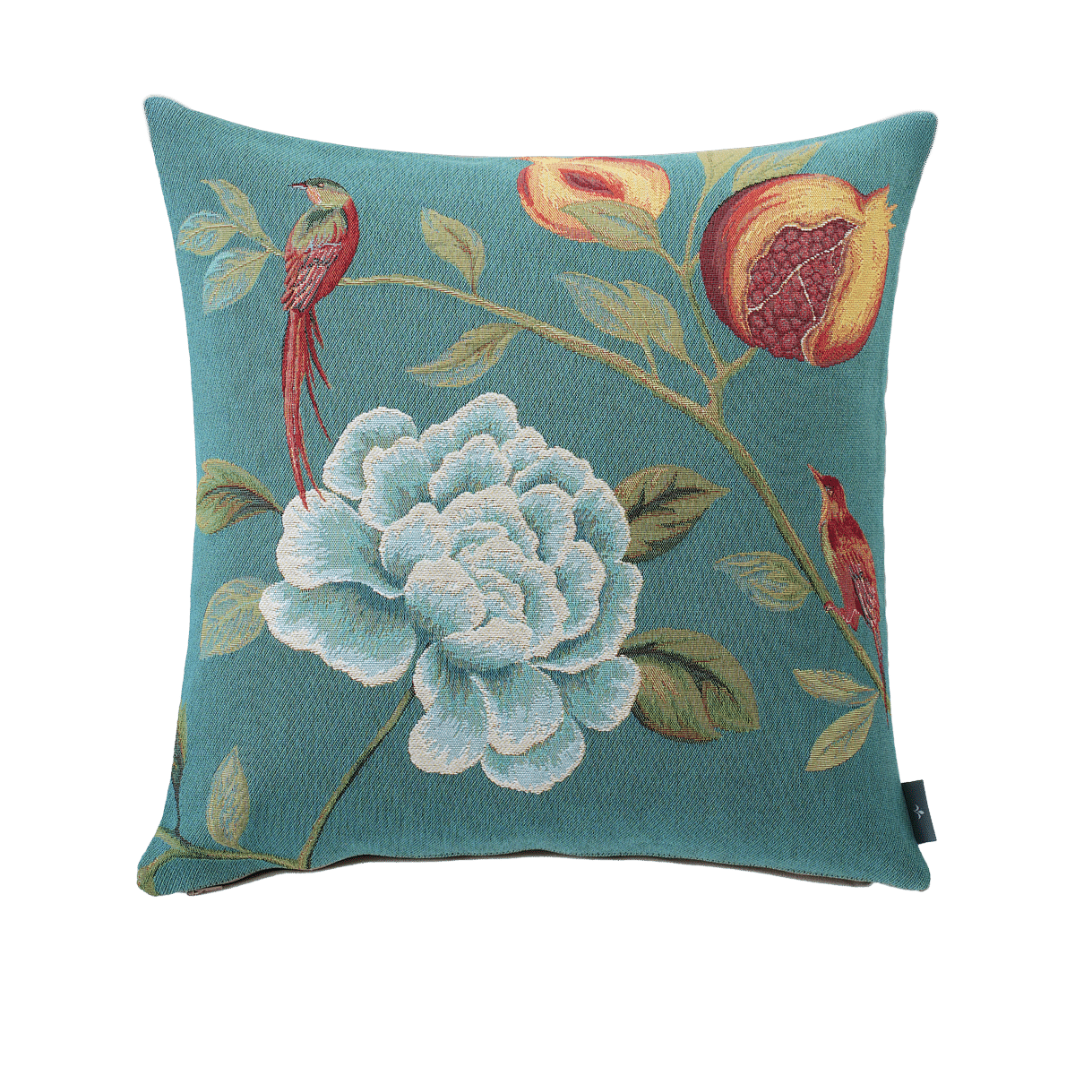 Red Grenadier Birds Tapestry Cushion Cover