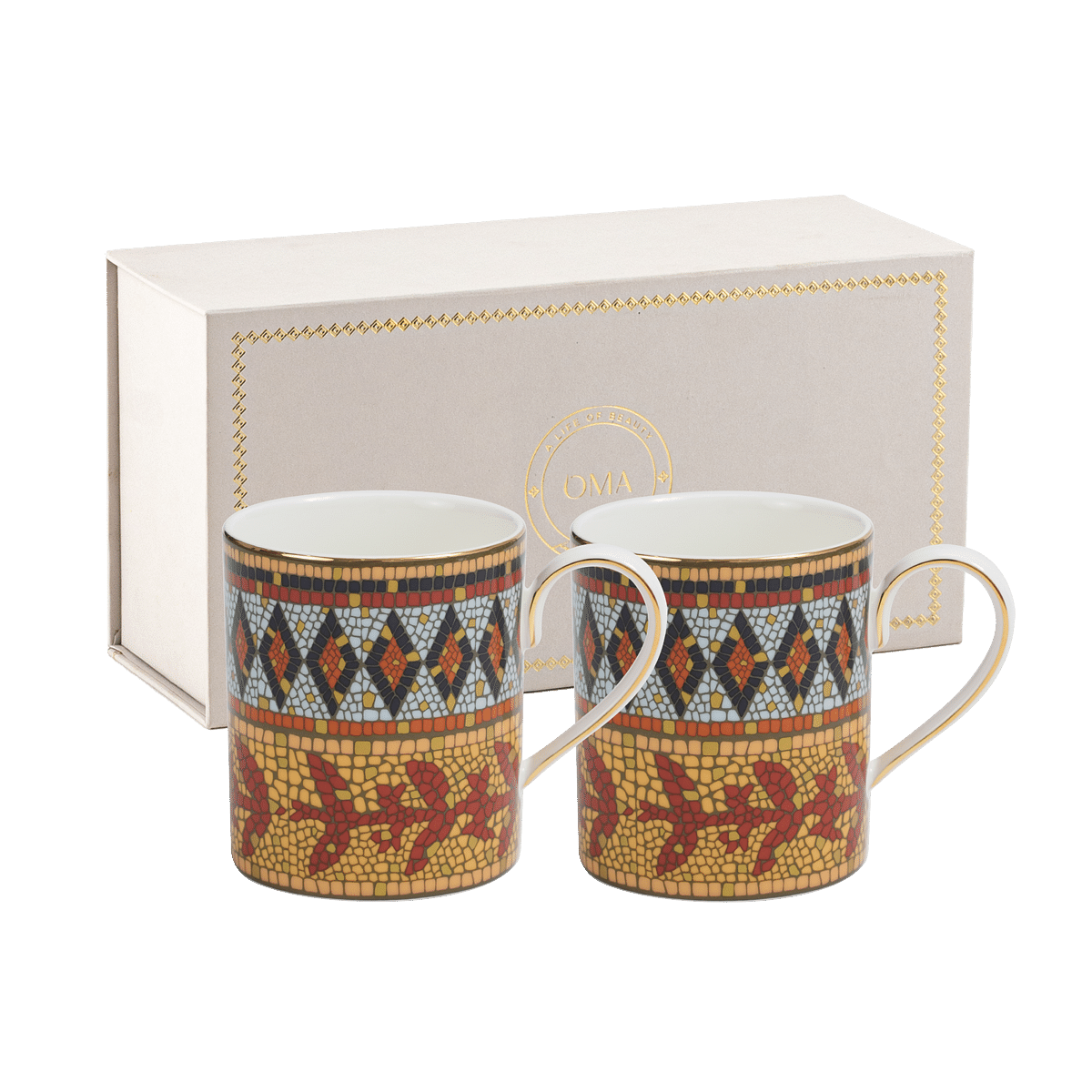 Tuscany Mug S/2