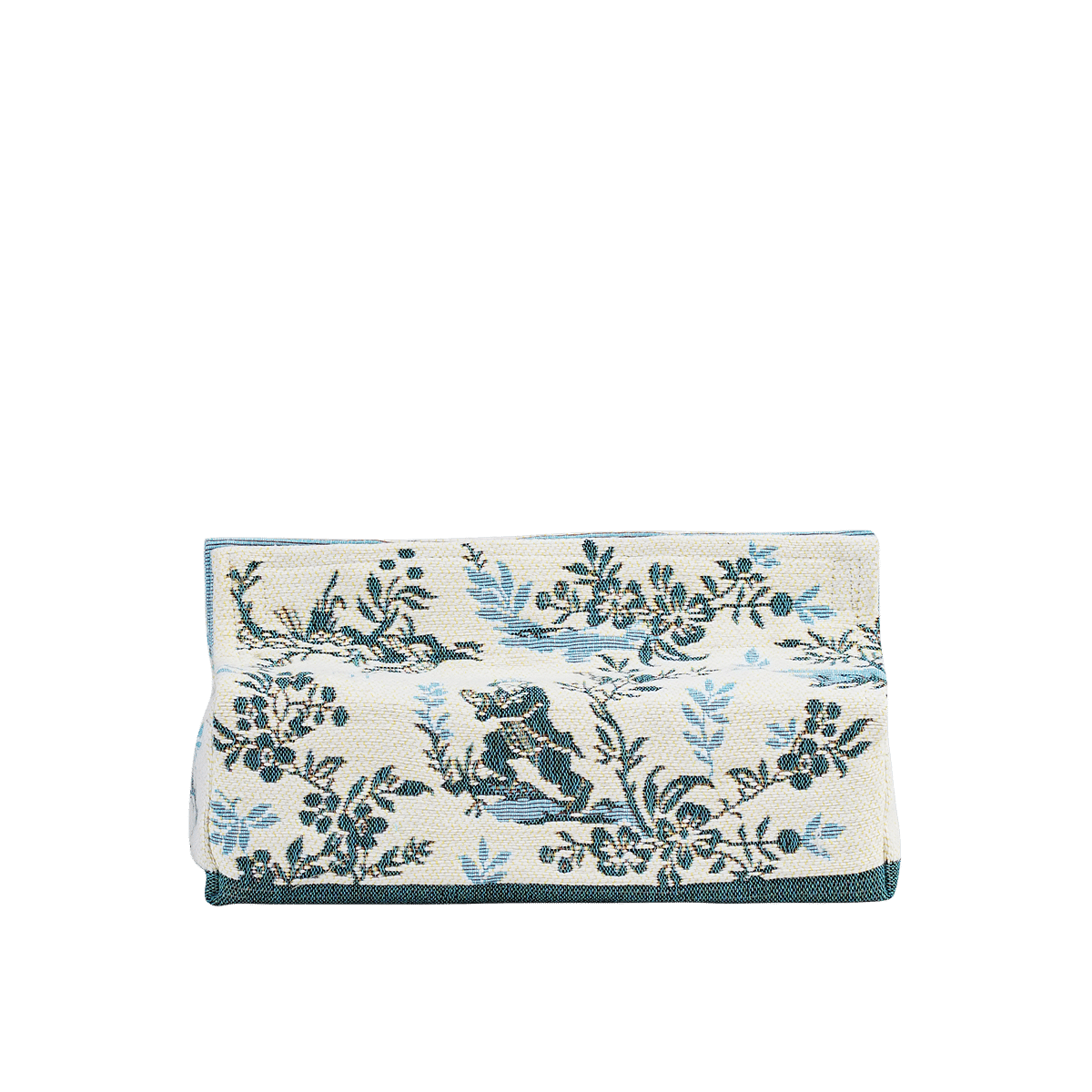 Tissue box The Chinese in the wheelbarrow Blue