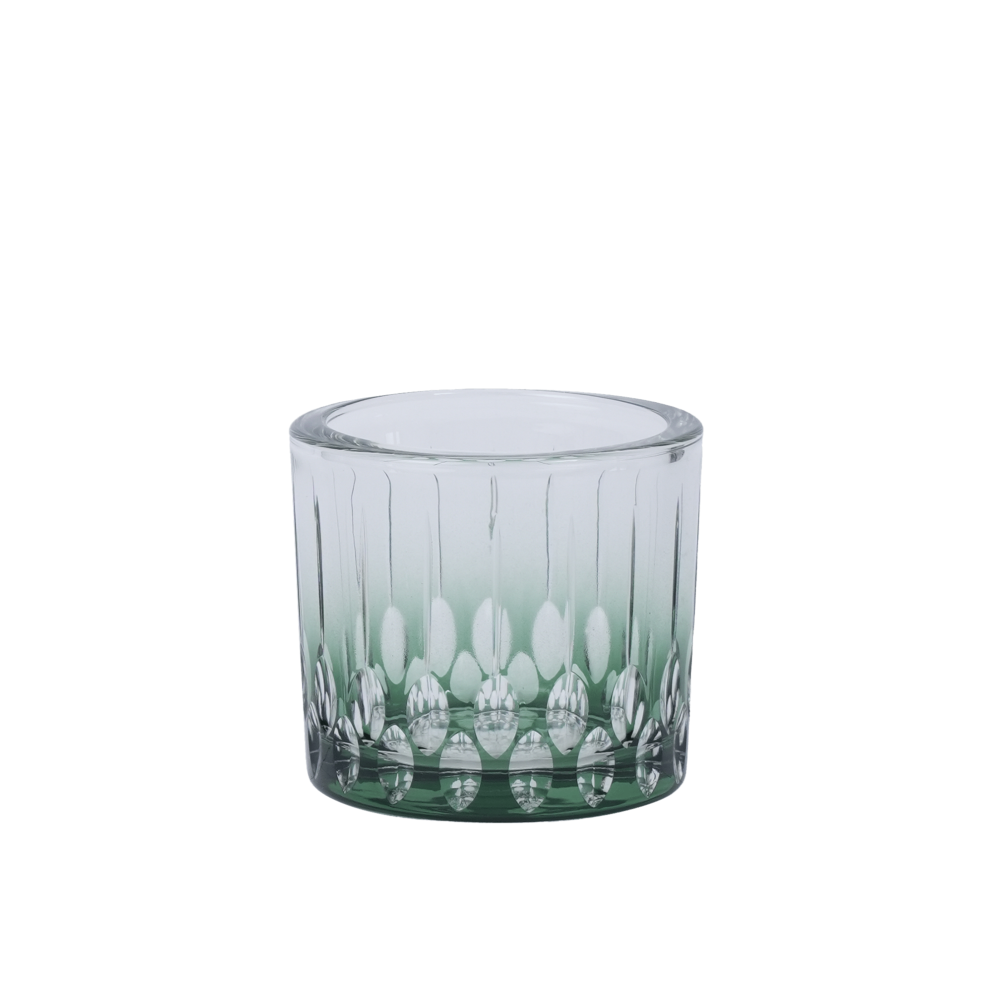 Verdigris T-Light Holder Green