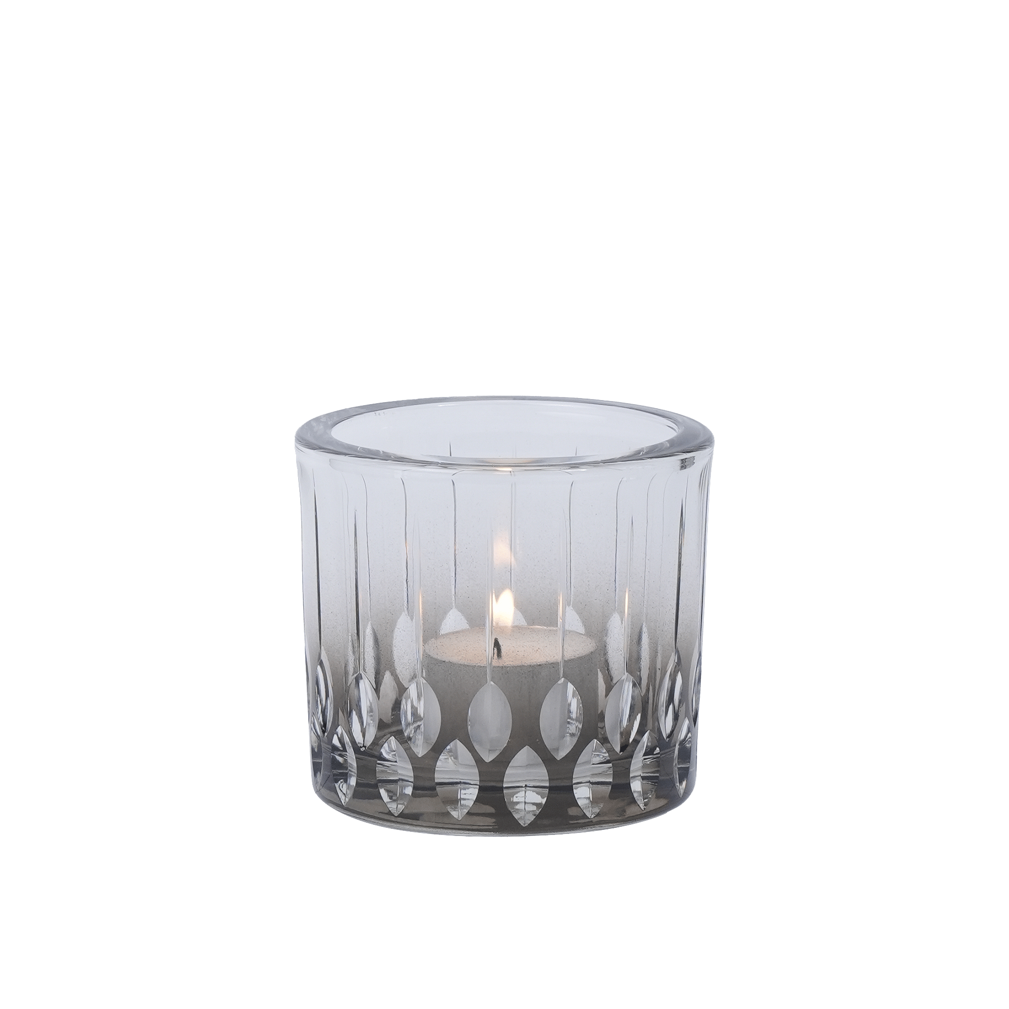 Verdigris T-Light Holder Smoke
