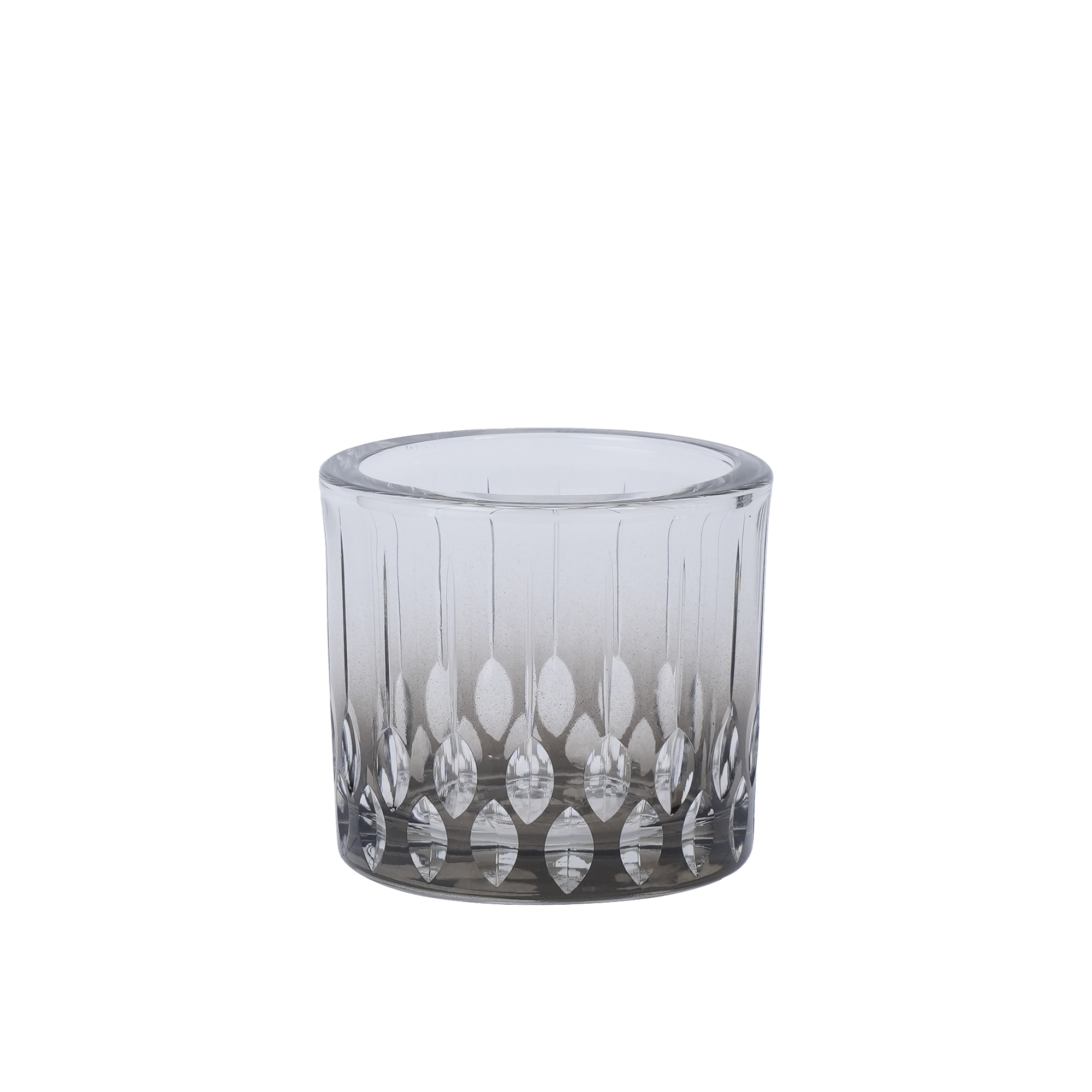 Verdigris T-Light Holder Smoke