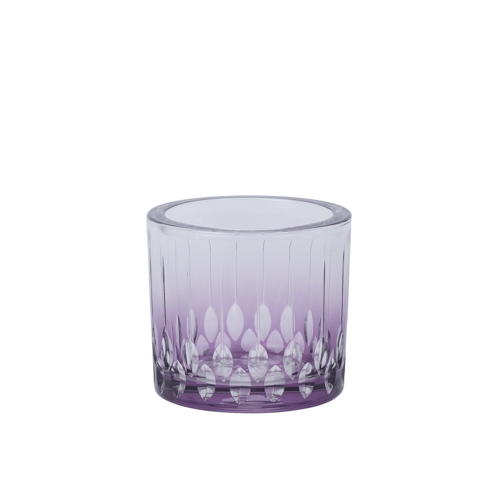 Verdigris T-Light Holder Purple