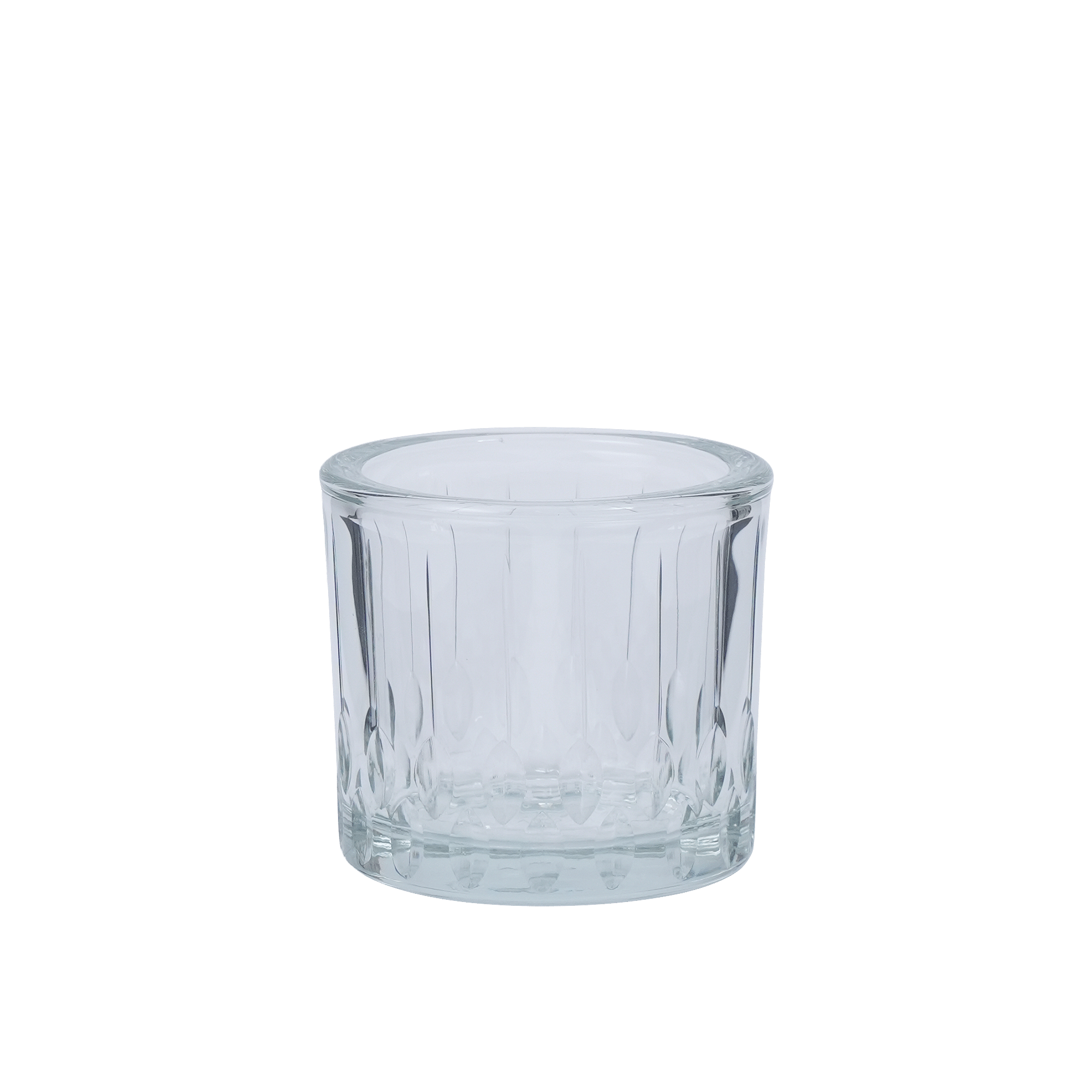 Verdigris T-Light Holder Clear