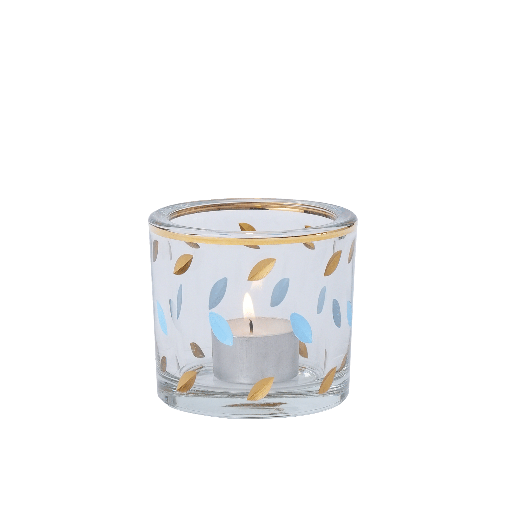 Aquaflora T-Light Holder Blue