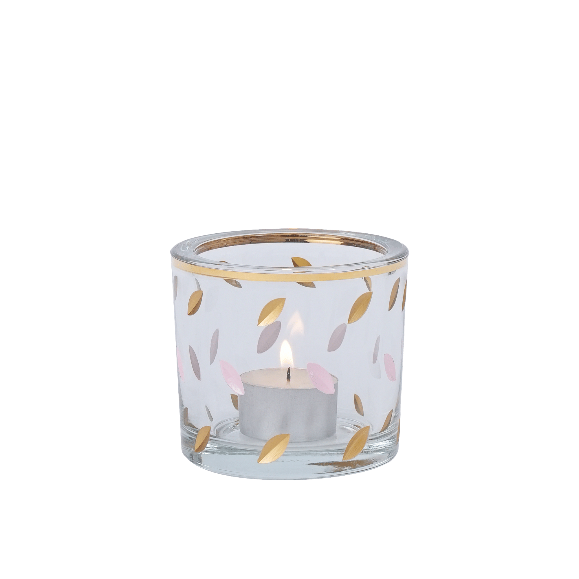 Aquaflora T-Light Holder  Pink