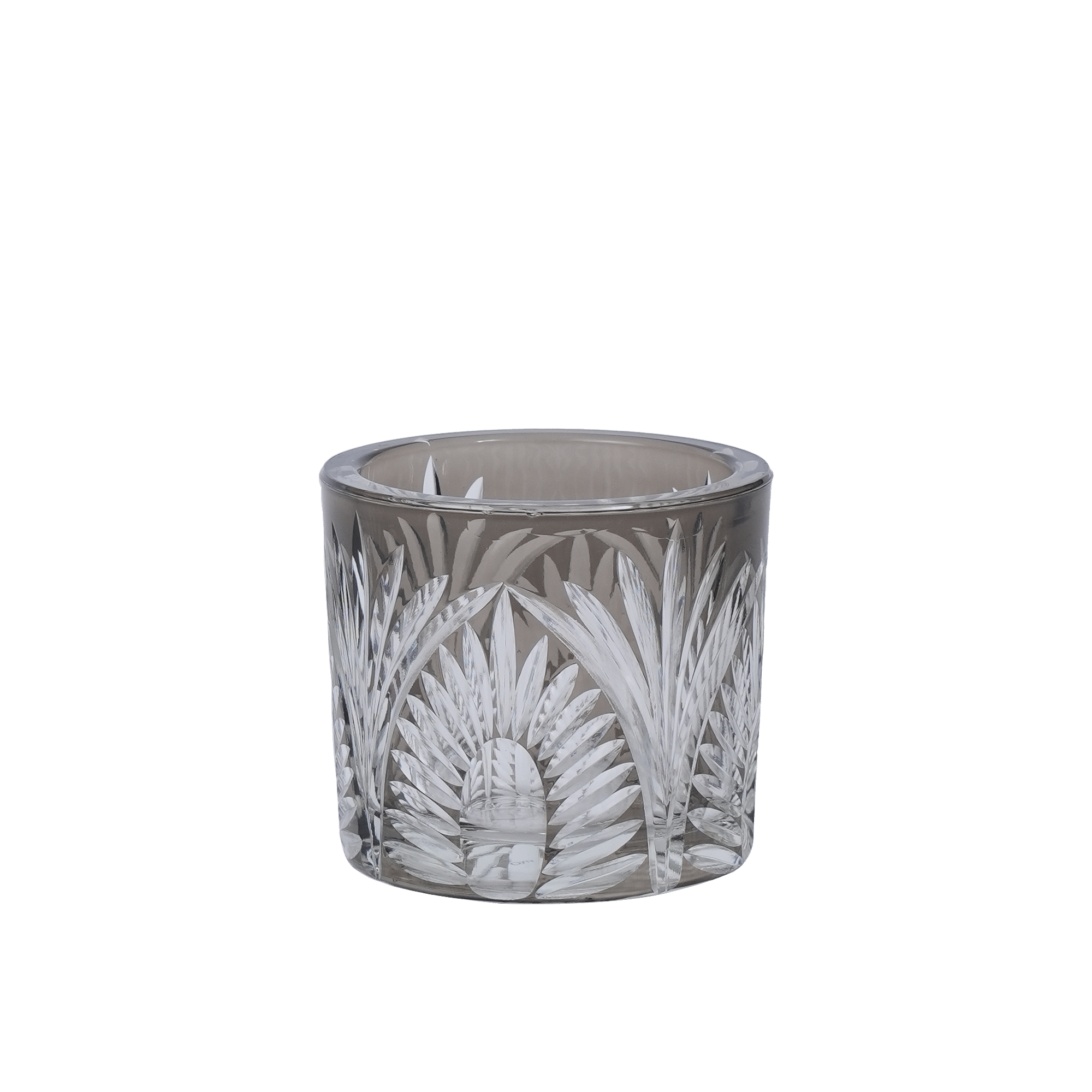 Glostra T-Light Holder  Smoke
