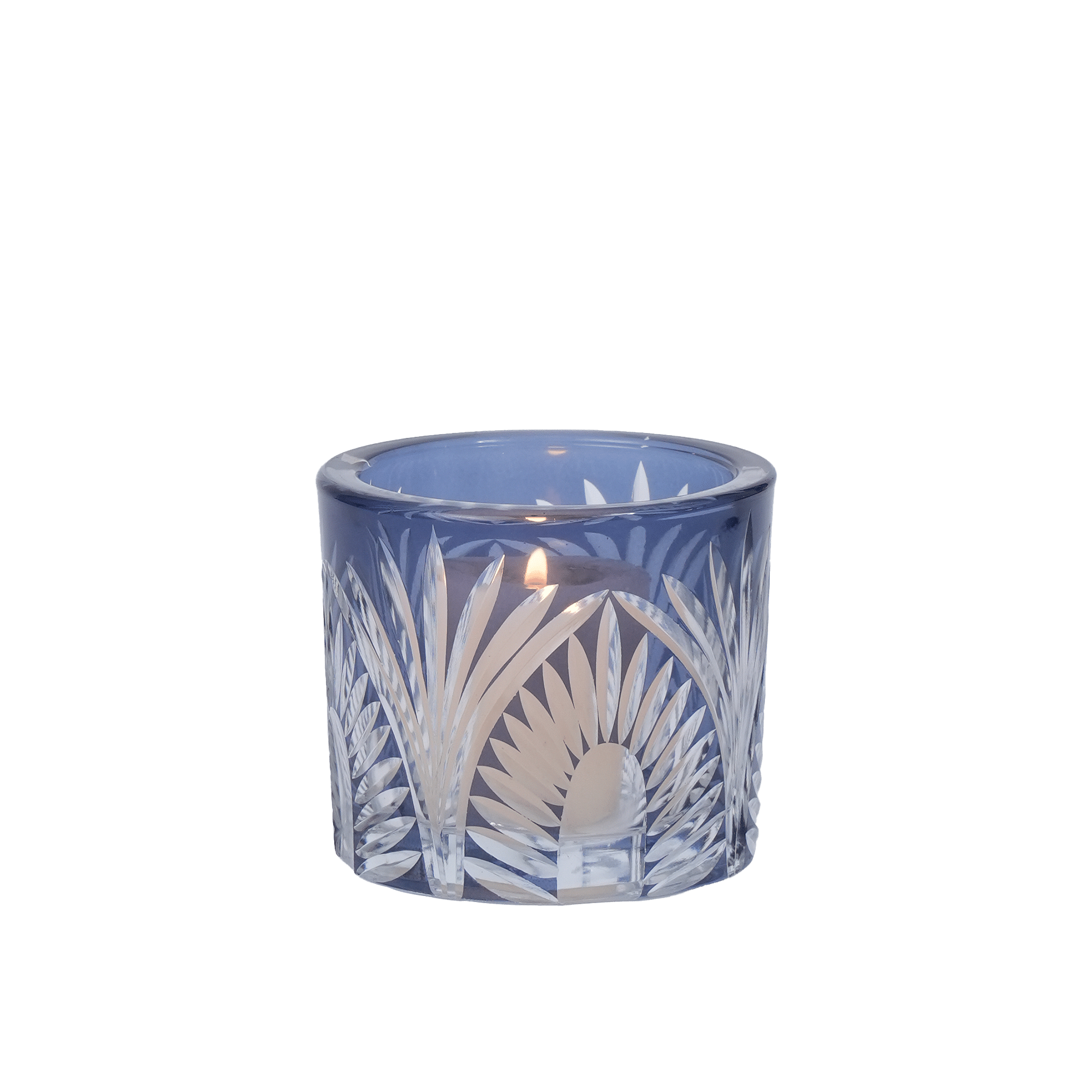 Glostra T-Light Holder  Blue