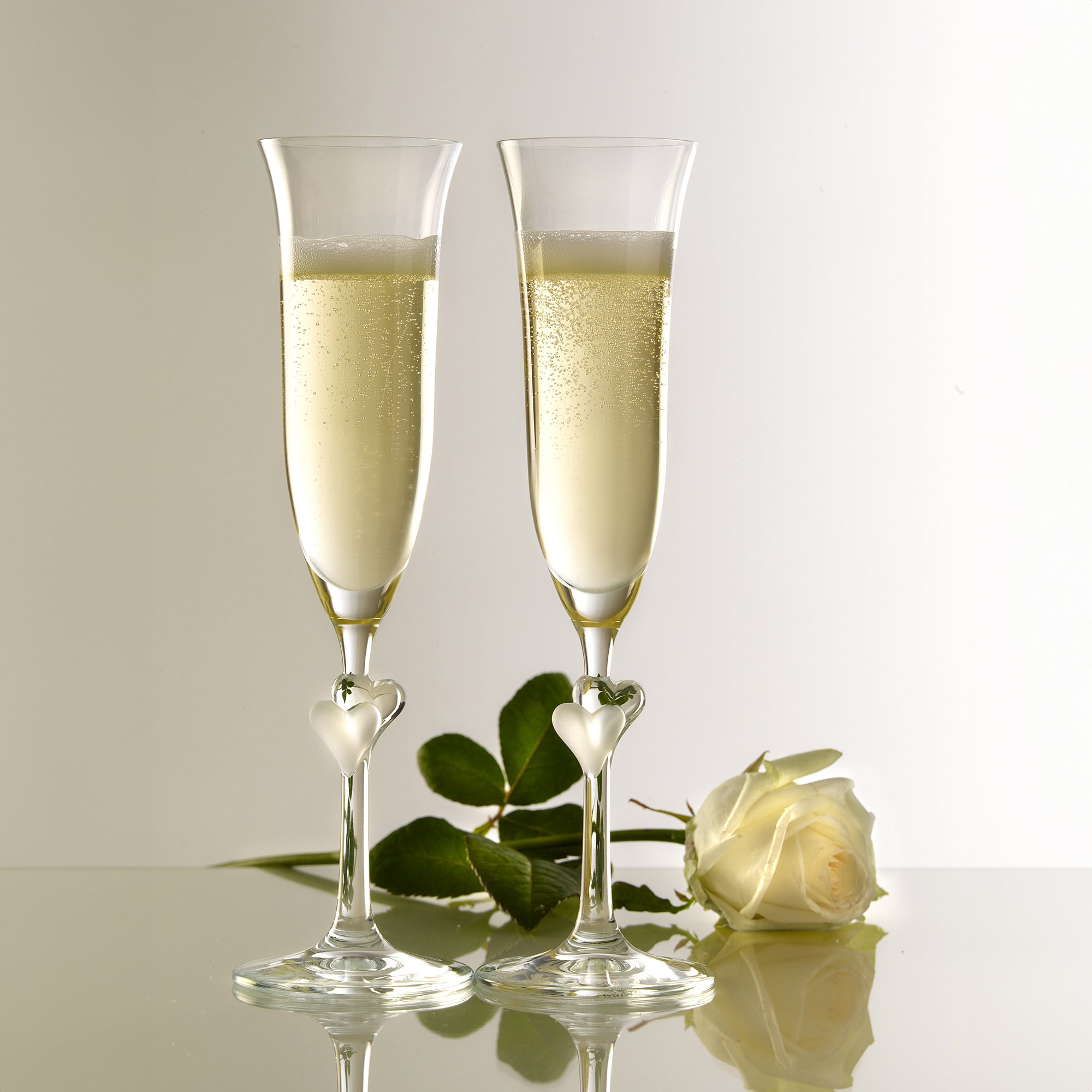 L'amour Champagne Flute Satin