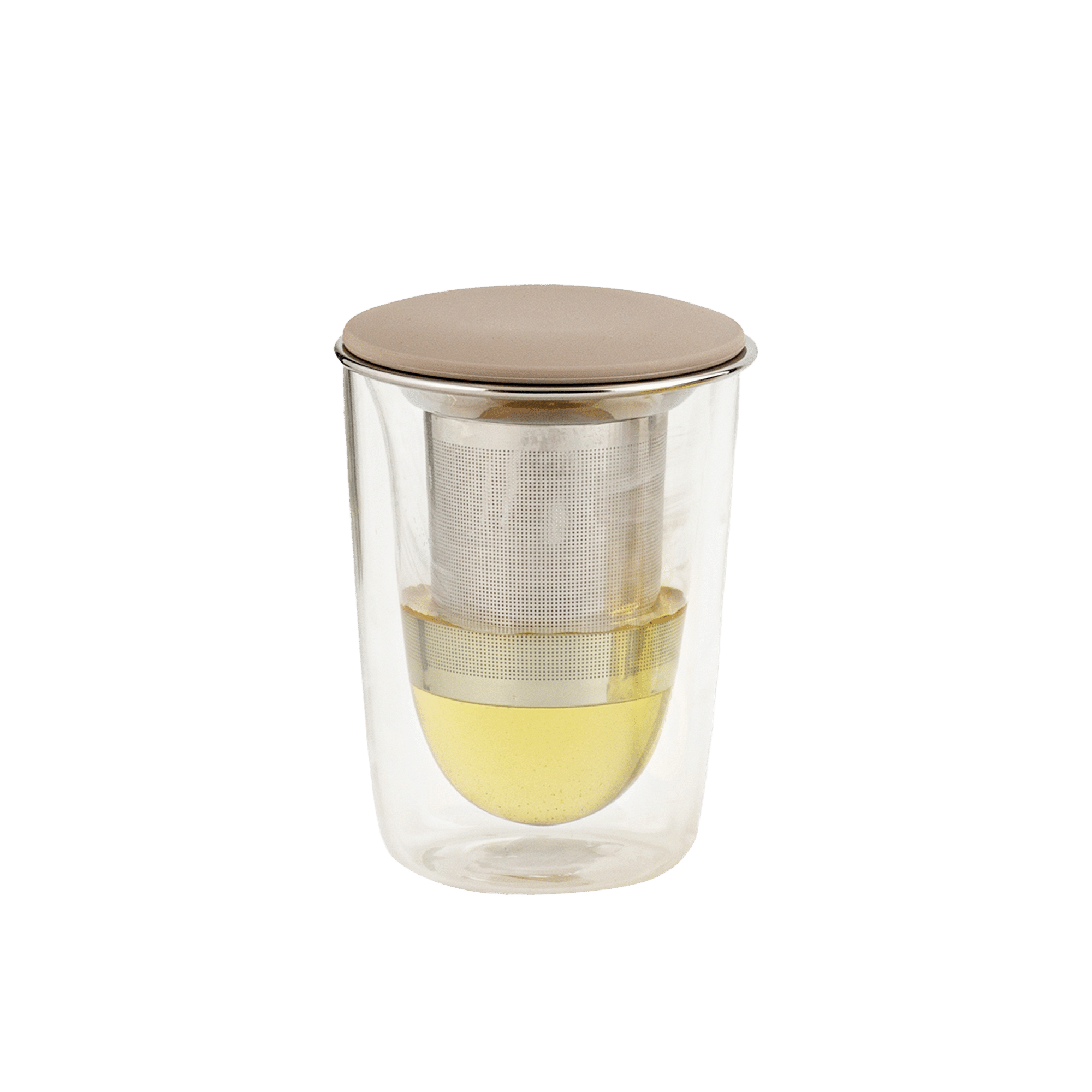 Scavo Thermic Tea Glass With Strainer