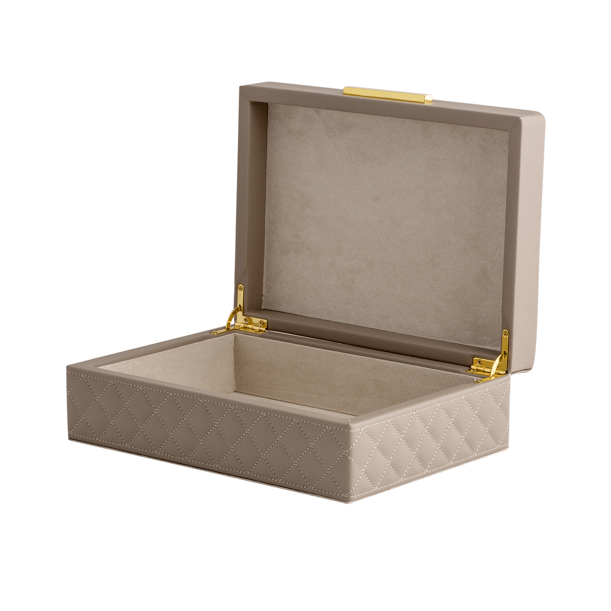 Tressed Taupe Utility Box Small