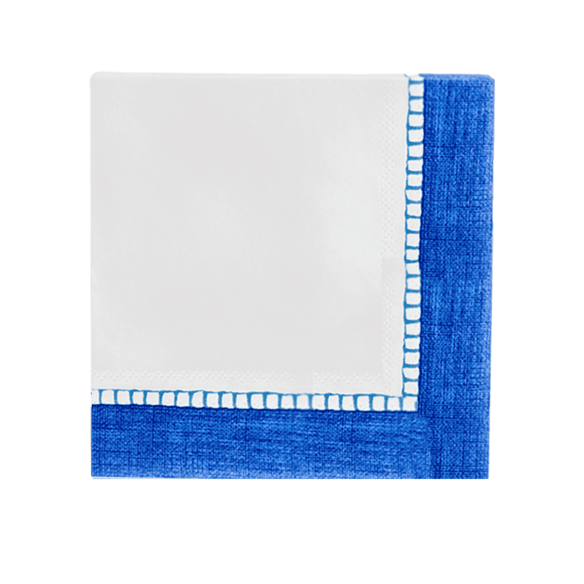 Linen Border Cocktail Napkin