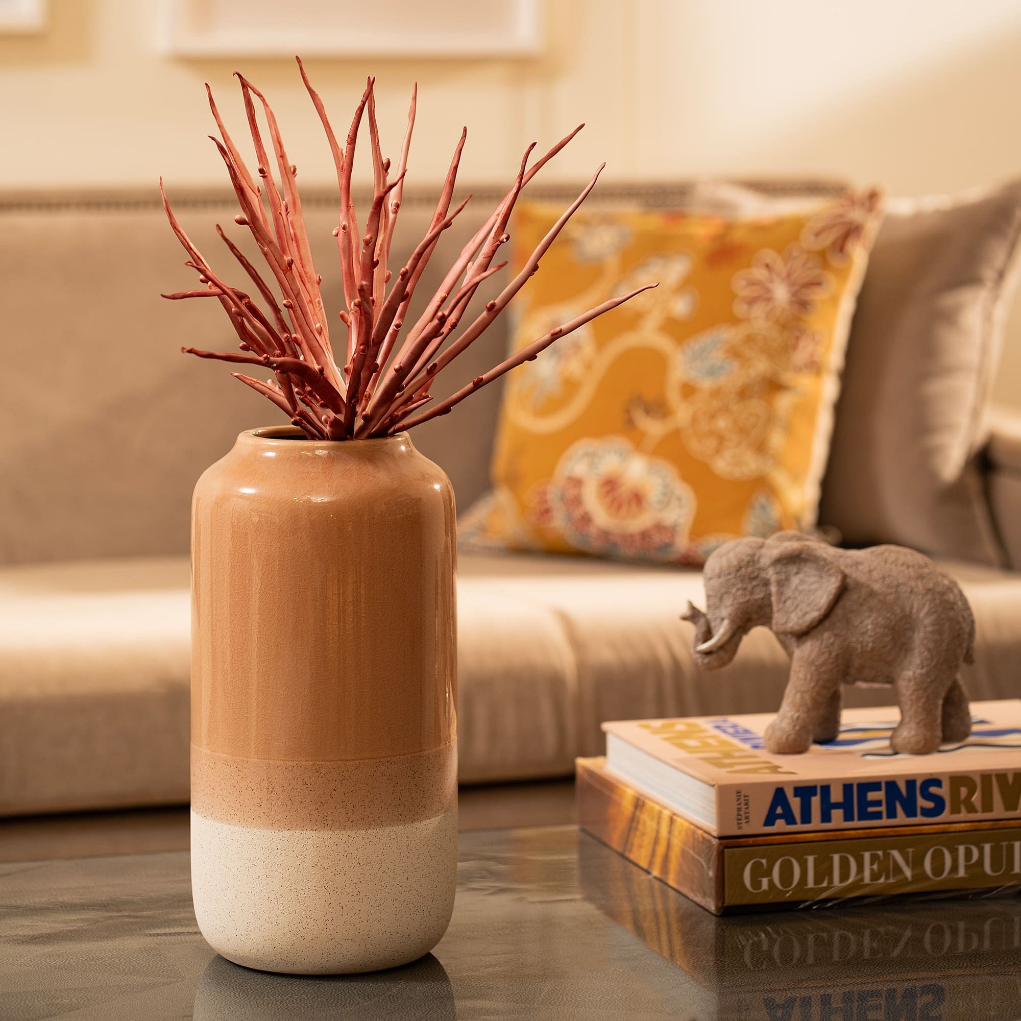 Tunise Stoneware Vase 34 CM