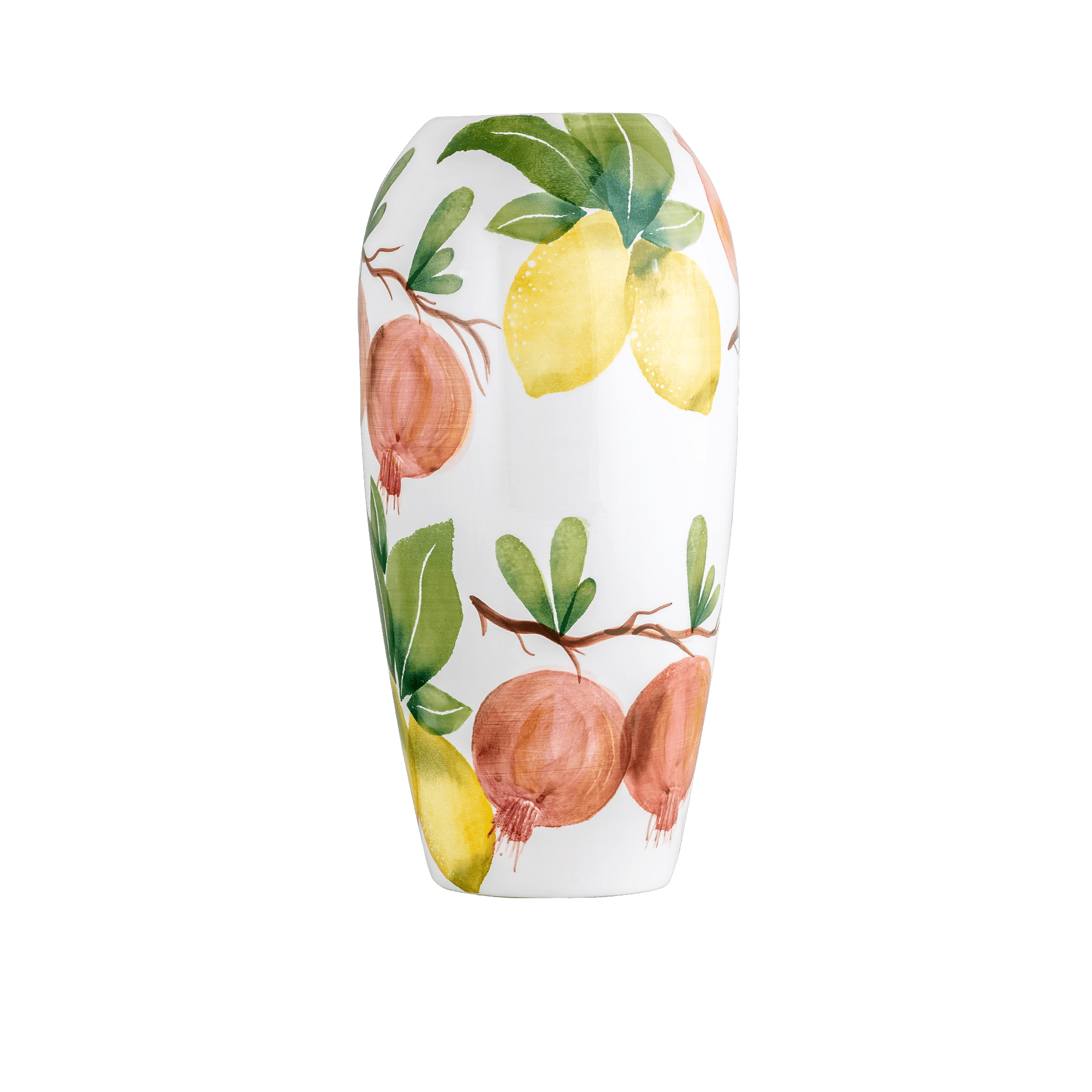 Pomegranate Ceramic Vase 14'H
