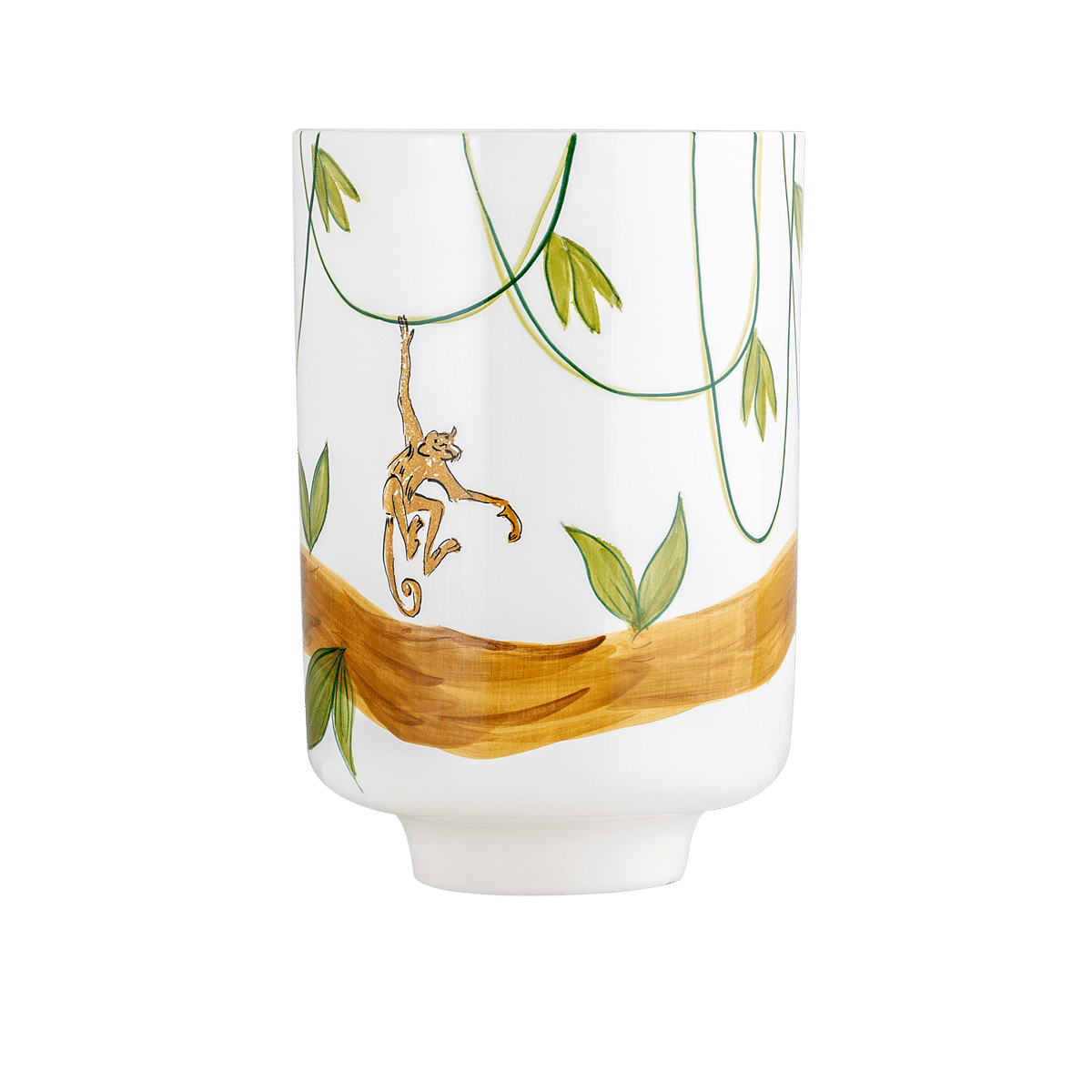 CLOVE WHITE & GREEN VASE 11