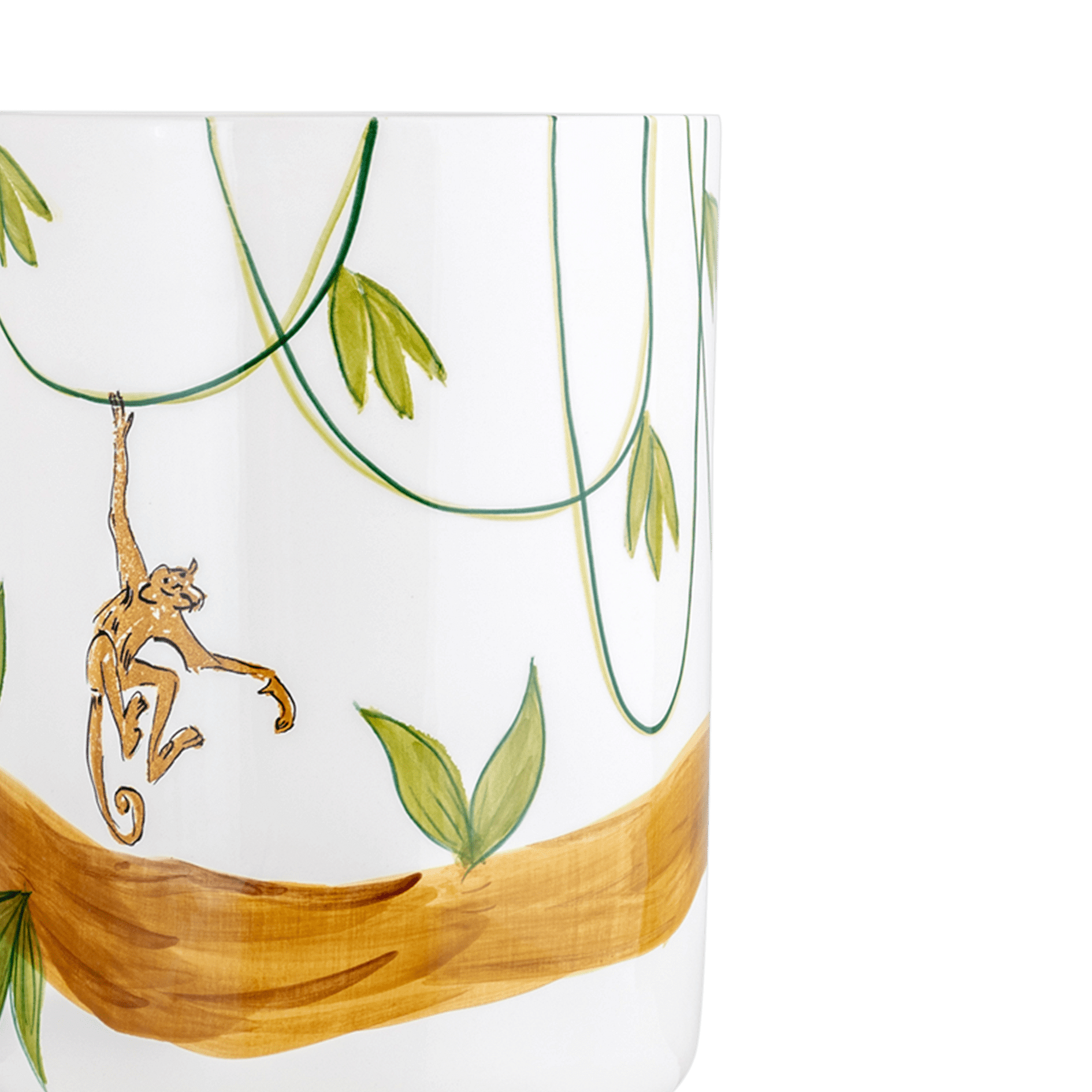 CLOVE WHITE & GREEN VASE 11