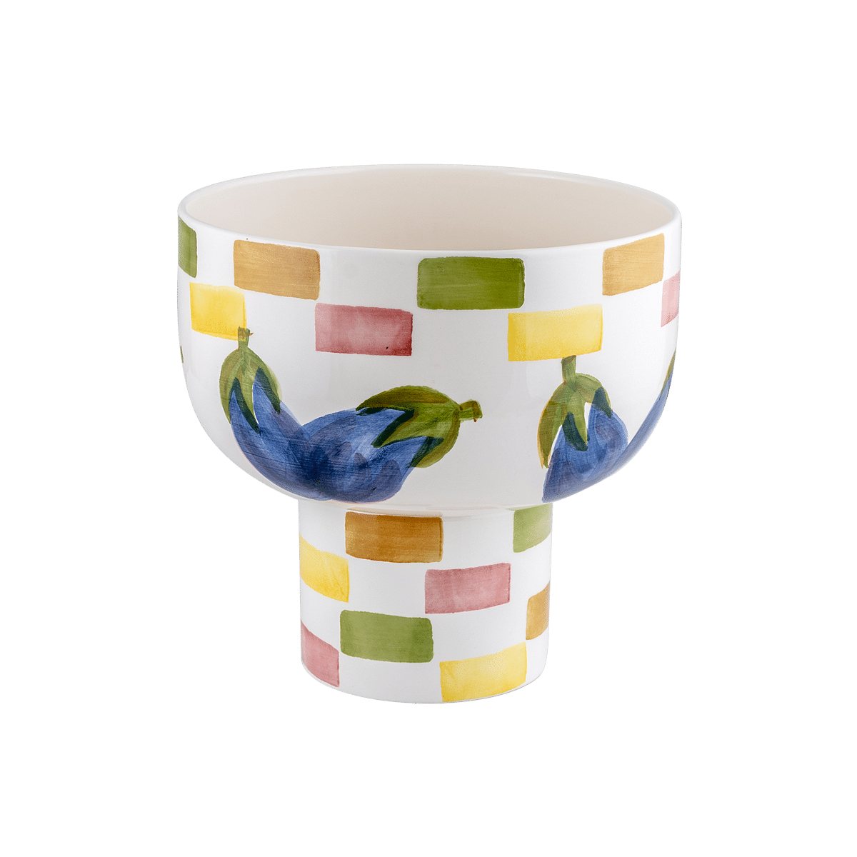 AUBERGINE CENTRE PIECE BOWL